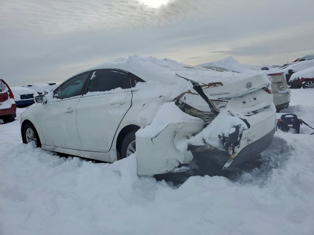 2014 Hyundai Sonata Gls White vin: 5NPEB4AC5EH921494