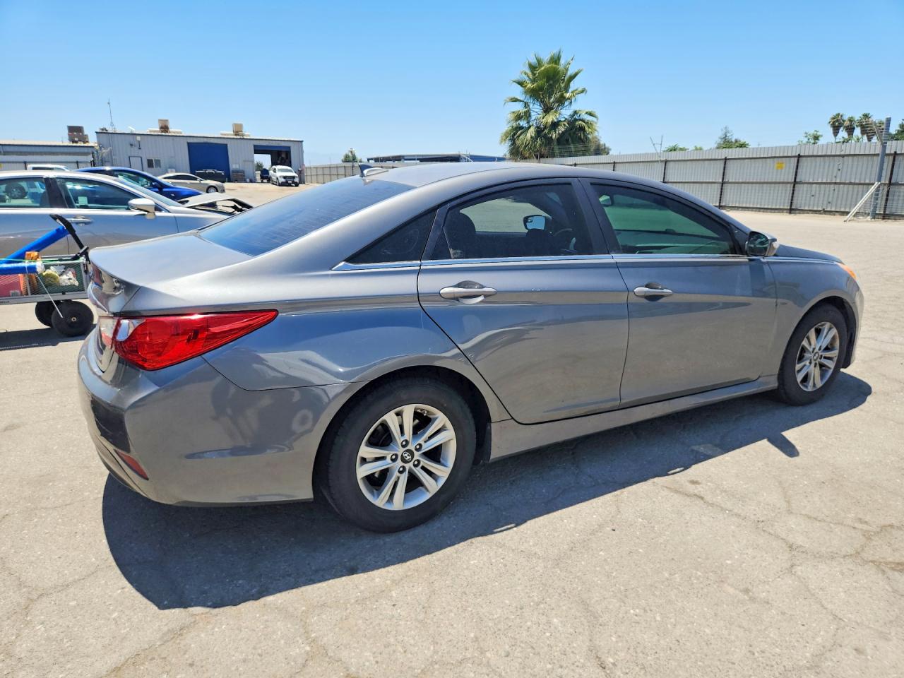 2014 Hyundai Sonata Gls Серый vin: 5NPEB4AC5EH926226