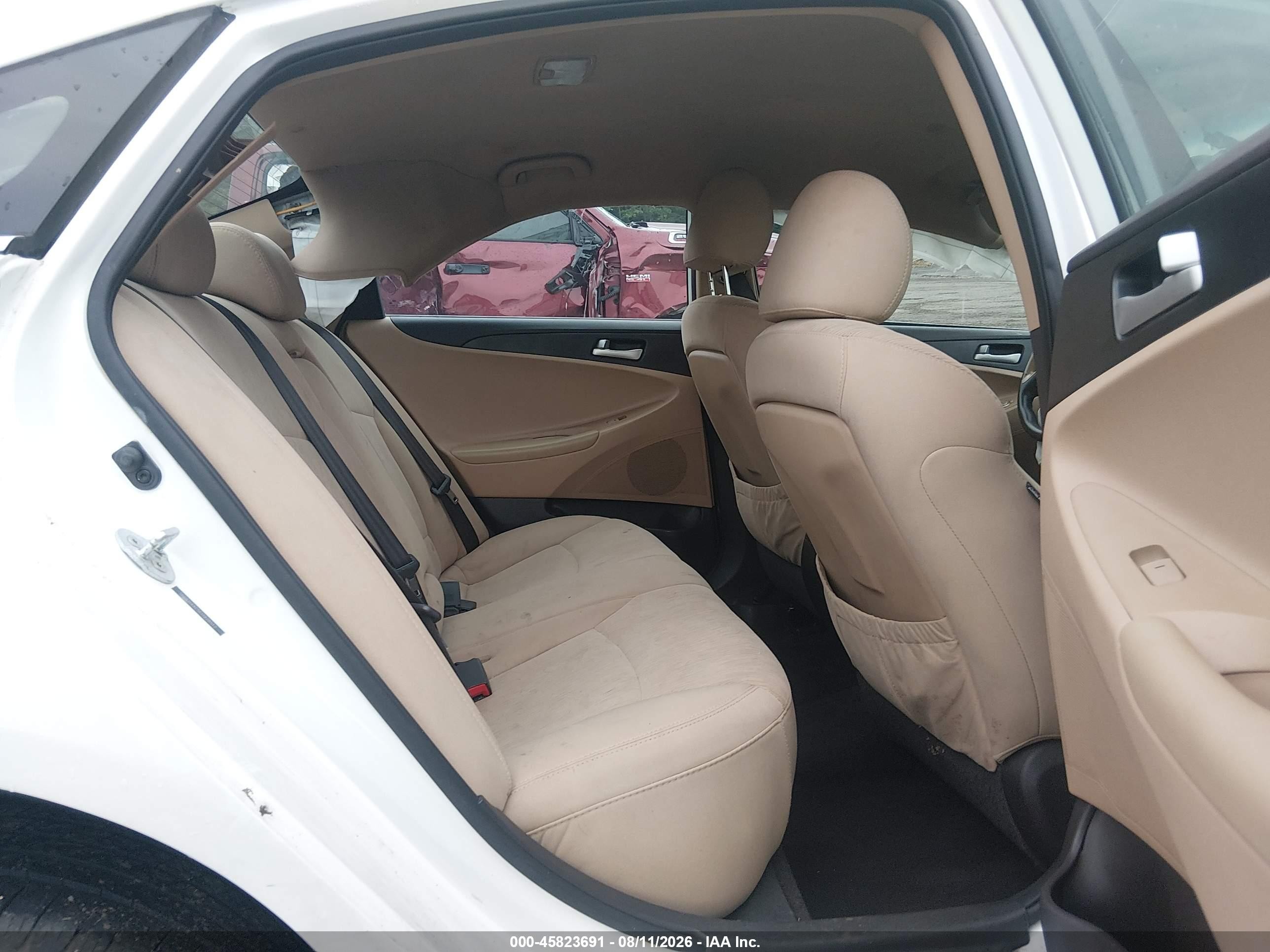 2014 Hyundai Sonata Gls White vin: 5NPEB4AC5EH928512