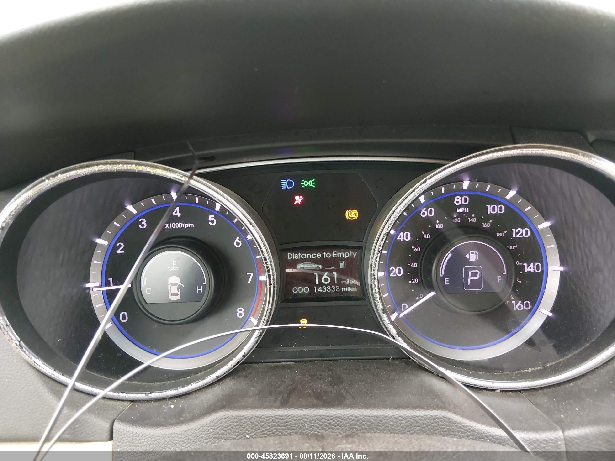 2014 Hyundai Sonata Gls White vin: 5NPEB4AC5EH928512