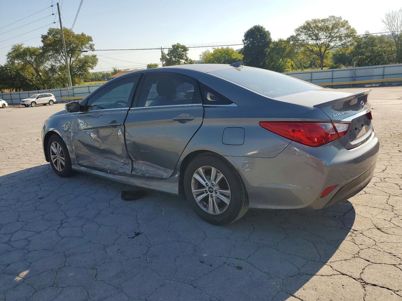 2014 Hyundai Sonata Gls Gray vin: 5NPEB4AC5EH929482