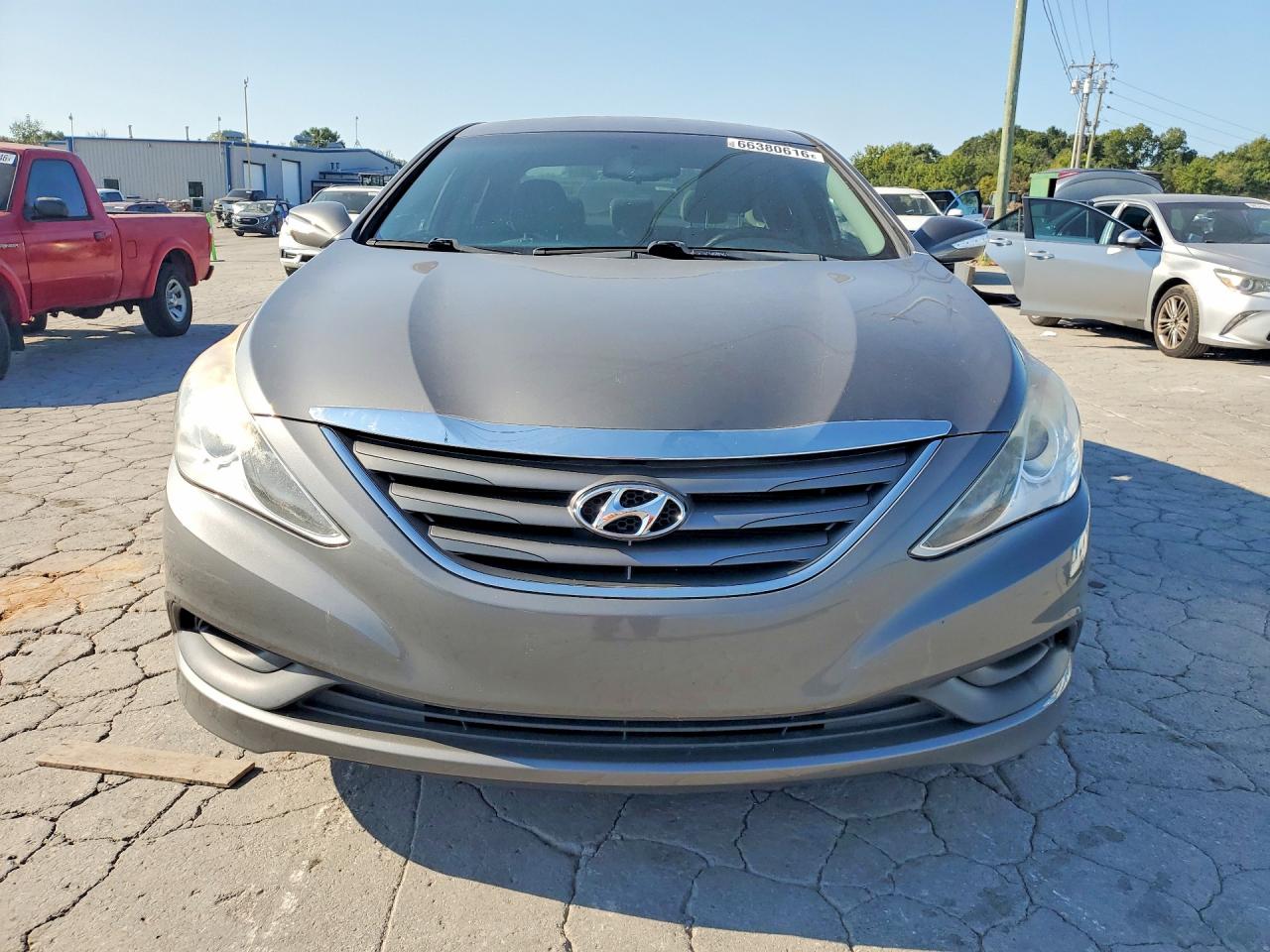 2014 Hyundai Sonata Gls Gray vin: 5NPEB4AC5EH929482