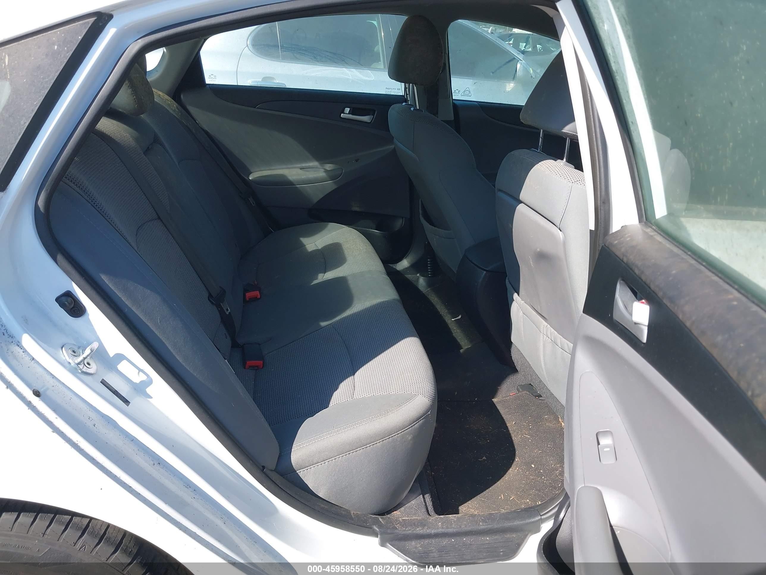 2014 Hyundai Sonata Gls White vin: 5NPEB4AC5EH930681