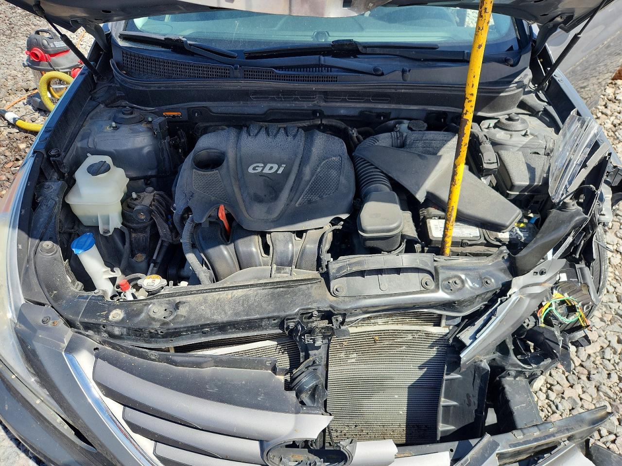 2014 Hyundai Sonata Gls Gray vin: 5NPEB4AC5EH931281