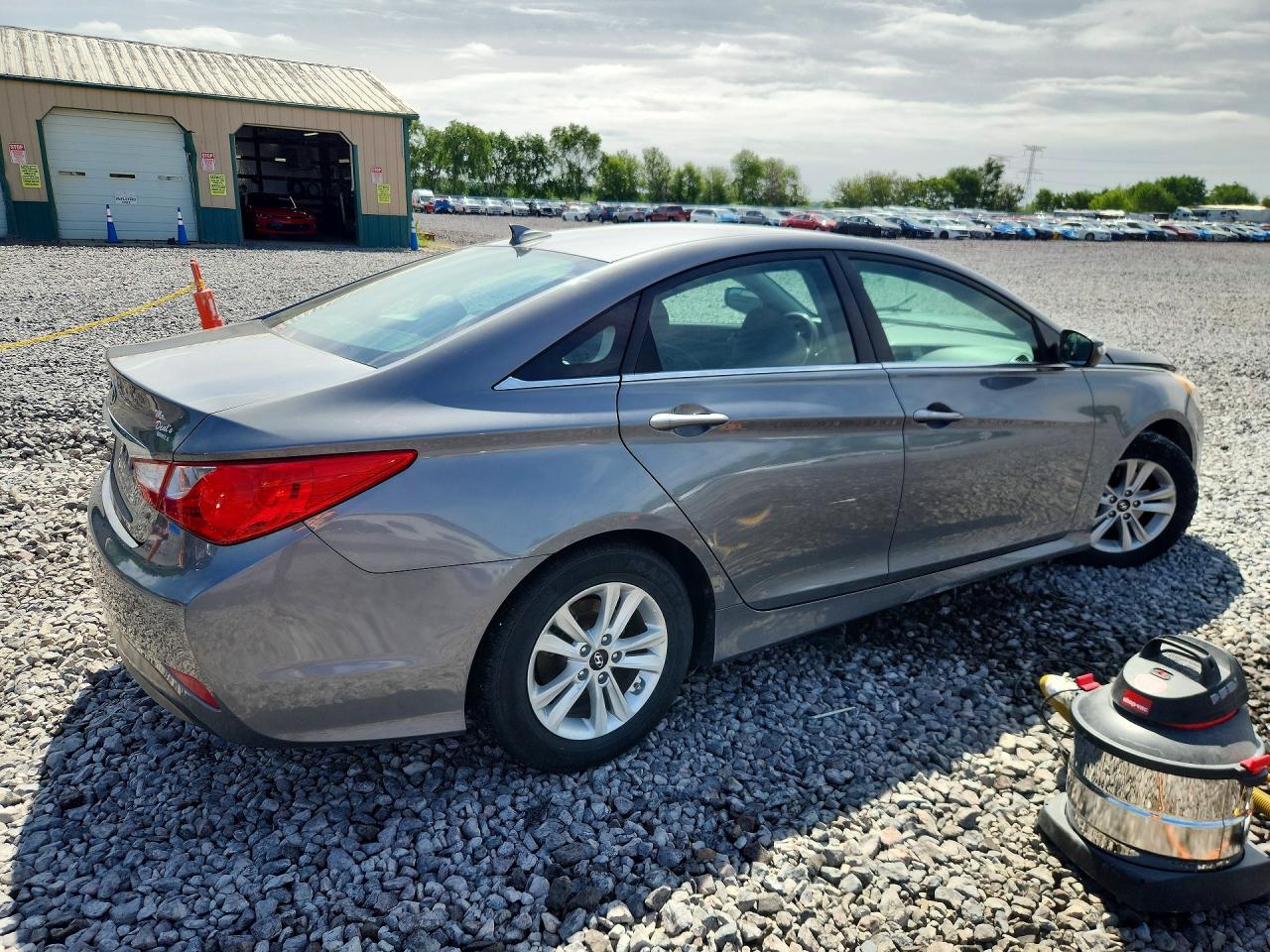 2014 Hyundai Sonata Gls Gray vin: 5NPEB4AC5EH931281
