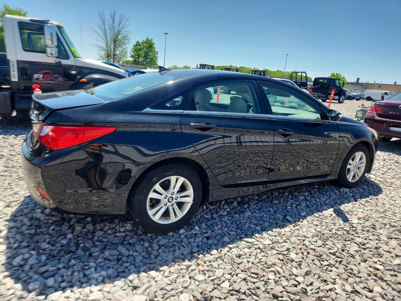 2014 Hyundai Sonata Gls Black vin: 5NPEB4AC5EH936822