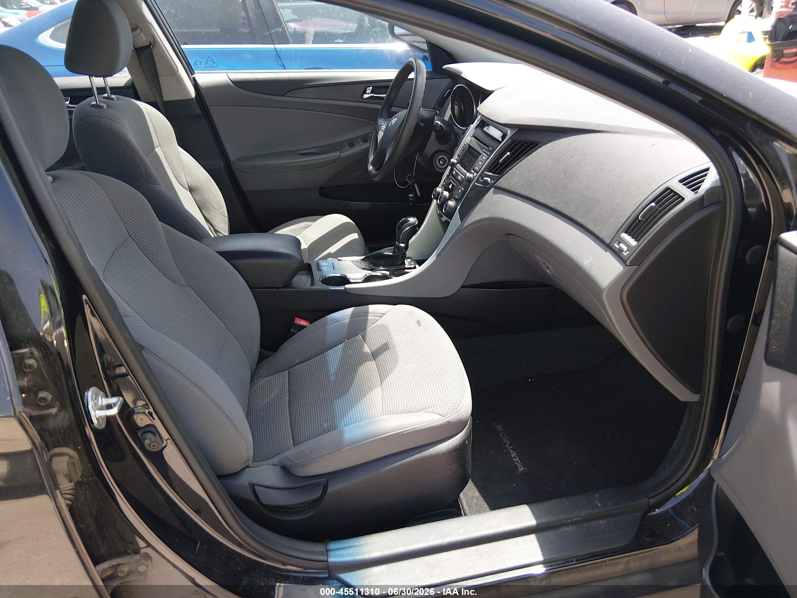 2014 Hyundai Sonata Gls Black vin: 5NPEB4AC5EH941390