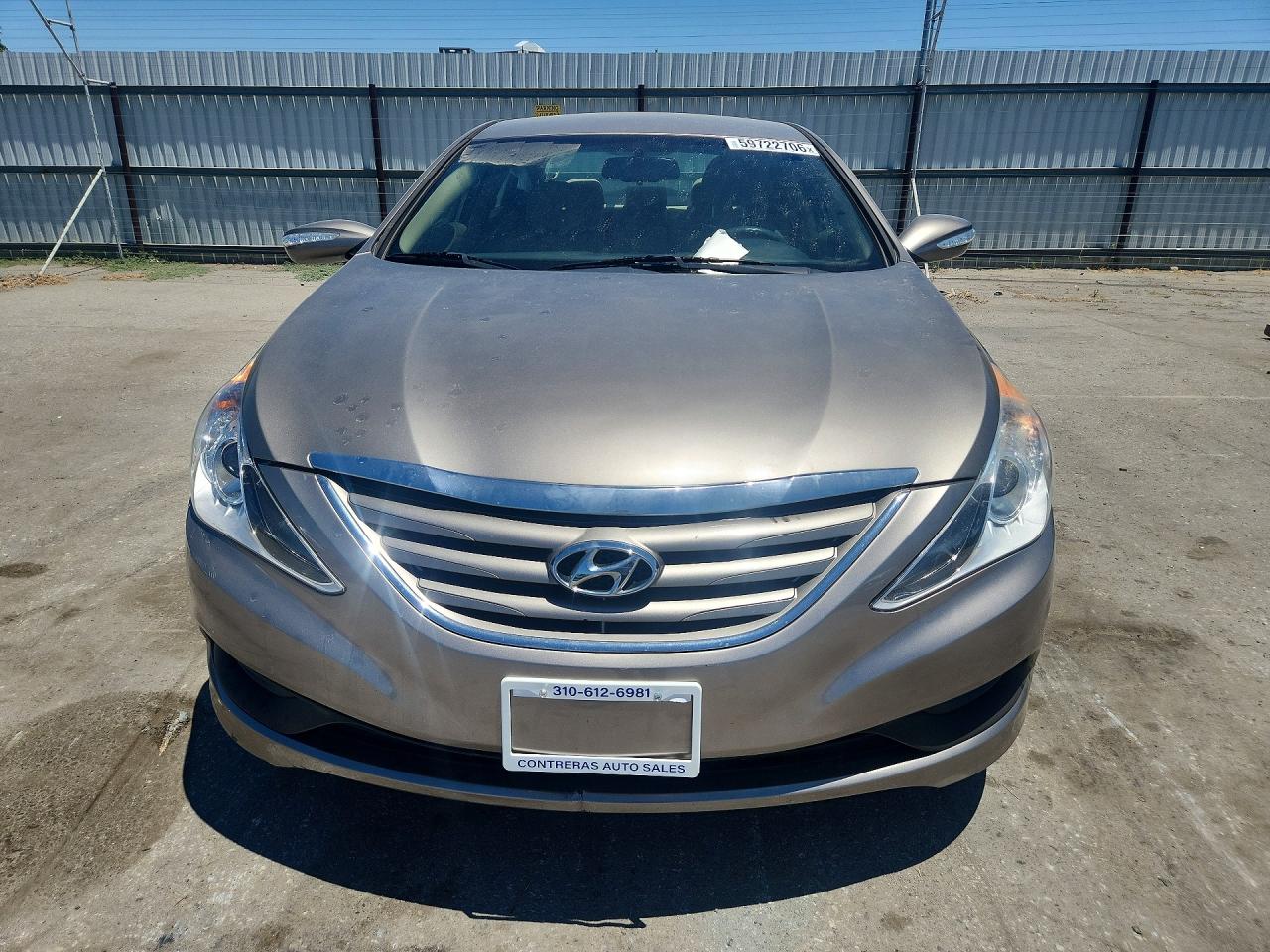 2014 Hyundai Sonata Gls Золотой vin: 5NPEB4AC5EH947626