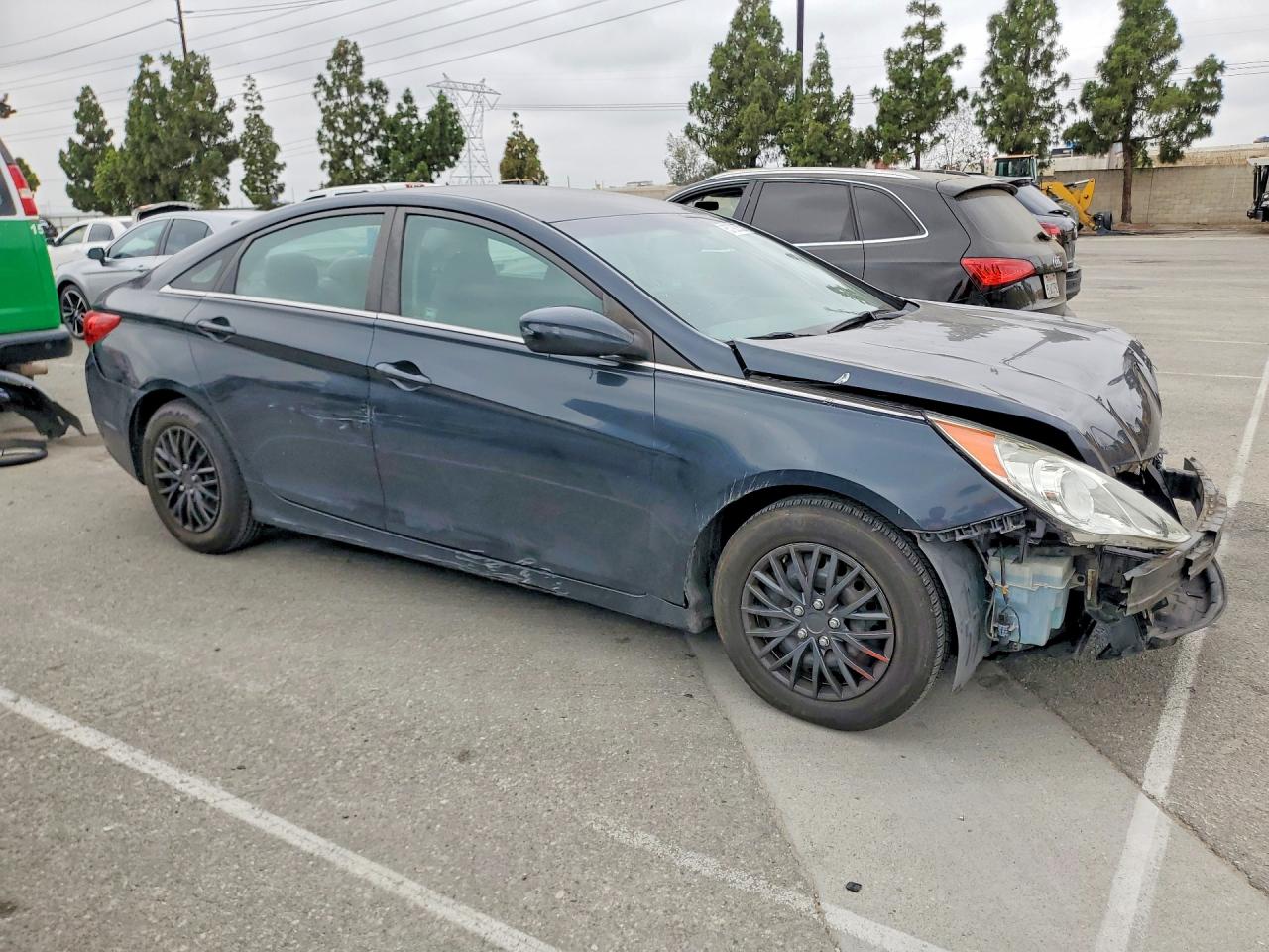 2011 Hyundai Sonata Gls Blue vin: 5NPEB4AC6BH017584