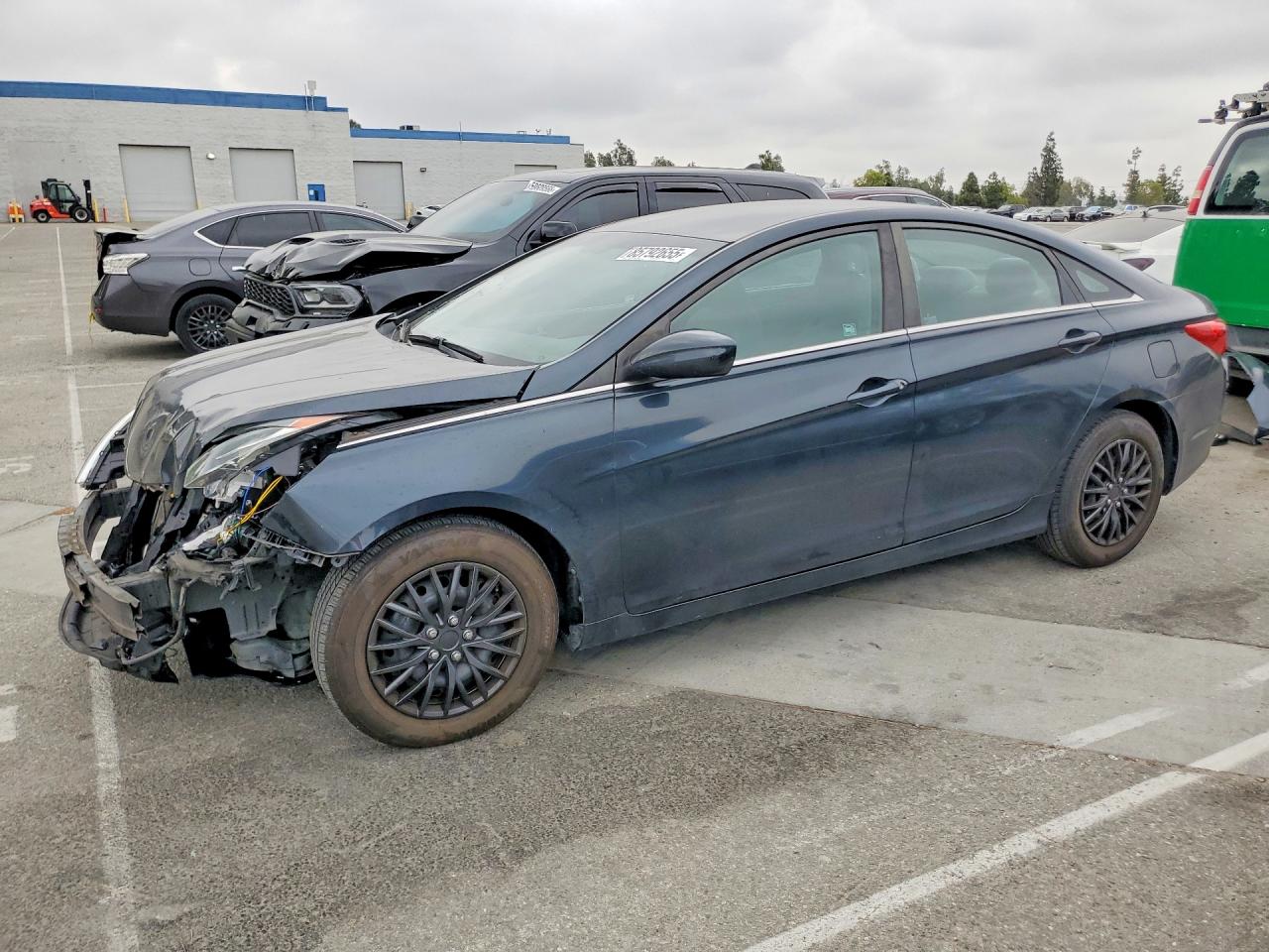 2011 Hyundai Sonata Gls Blue vin: 5NPEB4AC6BH017584