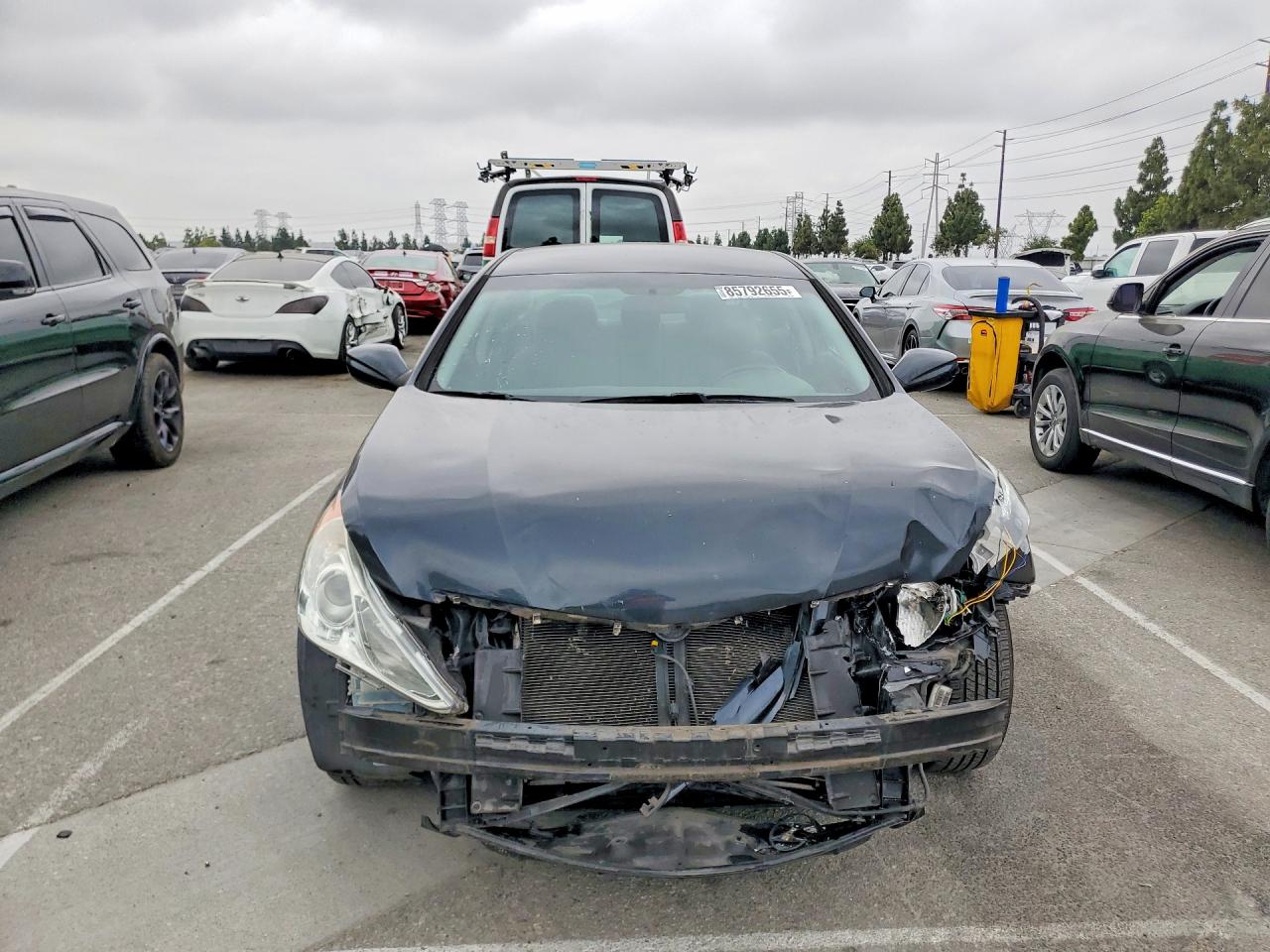 2011 Hyundai Sonata Gls Blue vin: 5NPEB4AC6BH017584
