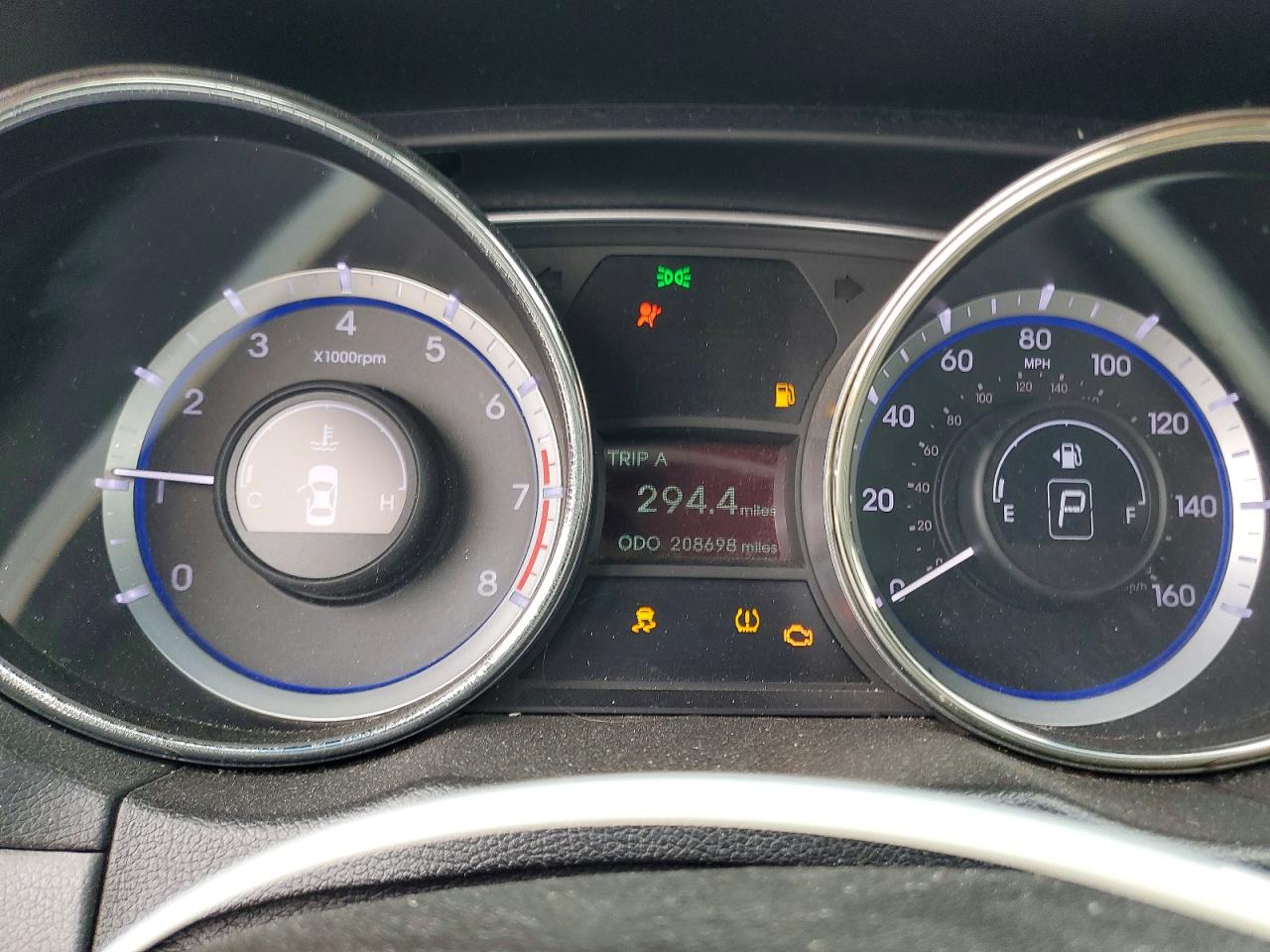 2011 Hyundai Sonata Gls Blue vin: 5NPEB4AC6BH017584