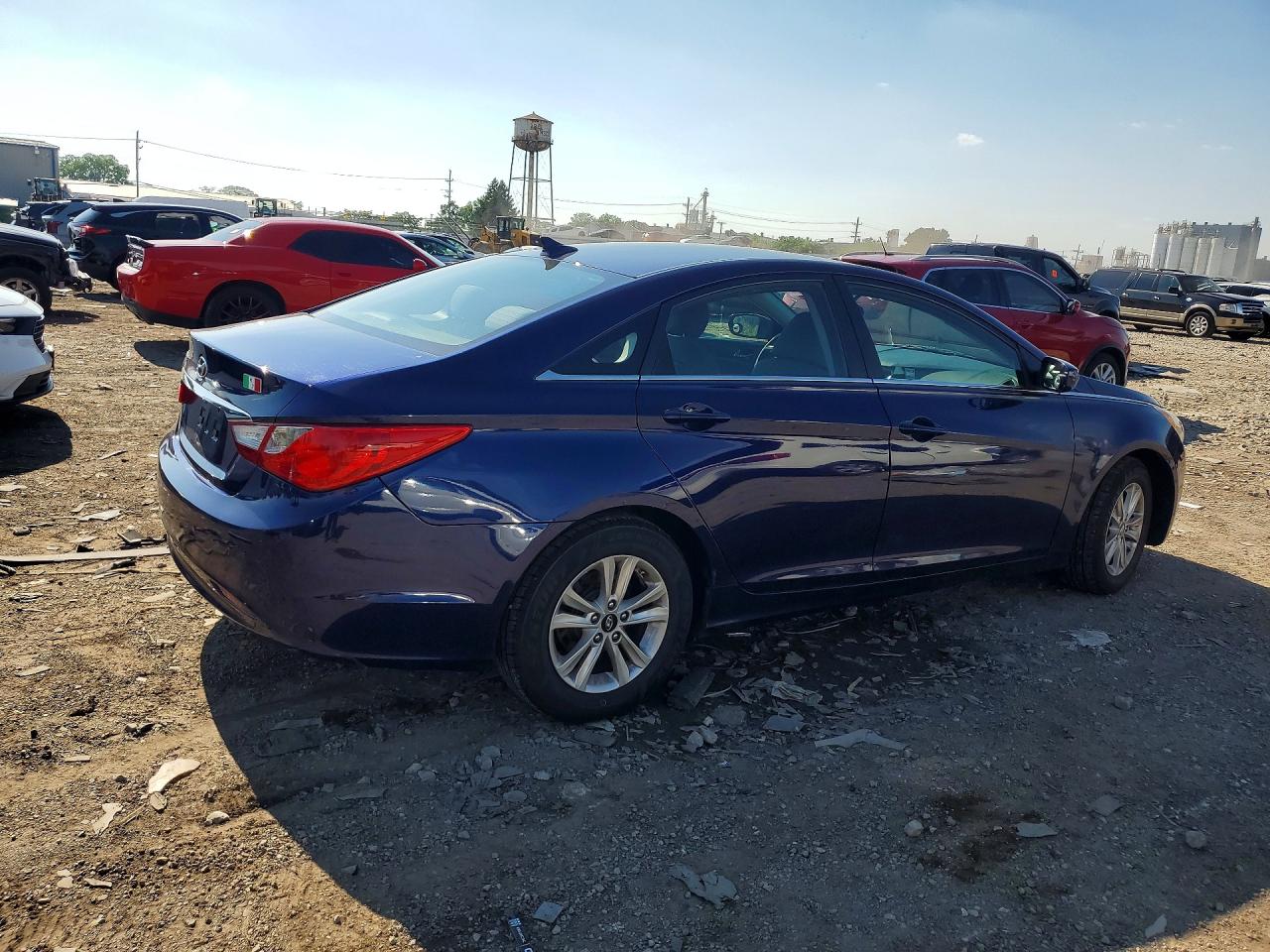 2011 Hyundai Sonata Gls Blue vin: 5NPEB4AC6BH022834