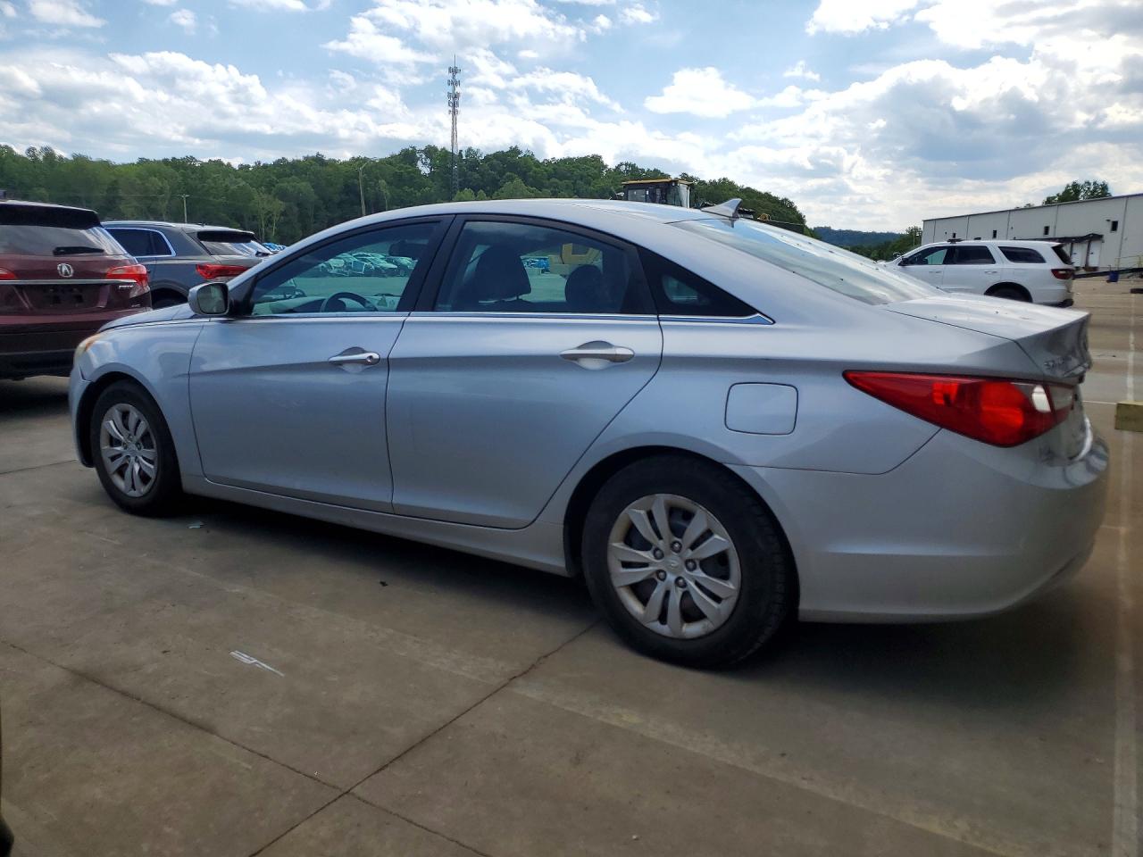 2011 Hyundai Sonata Gls Silver vin: 5NPEB4AC6BH025605