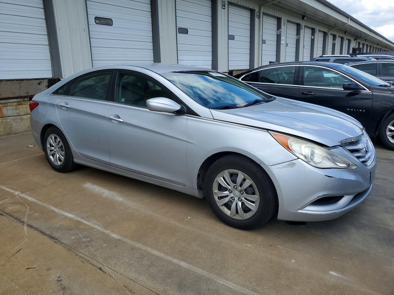 2011 Hyundai Sonata Gls Silver vin: 5NPEB4AC6BH025605