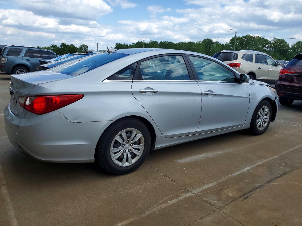 2011 Hyundai Sonata Gls Silver vin: 5NPEB4AC6BH025605