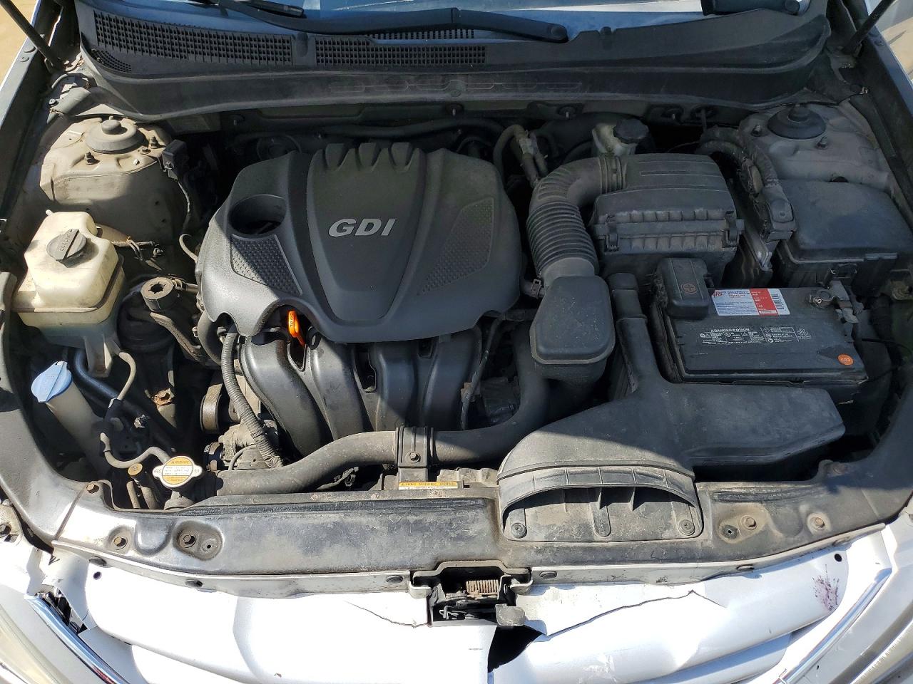 2011 Hyundai Sonata Gls Silver vin: 5NPEB4AC6BH025605