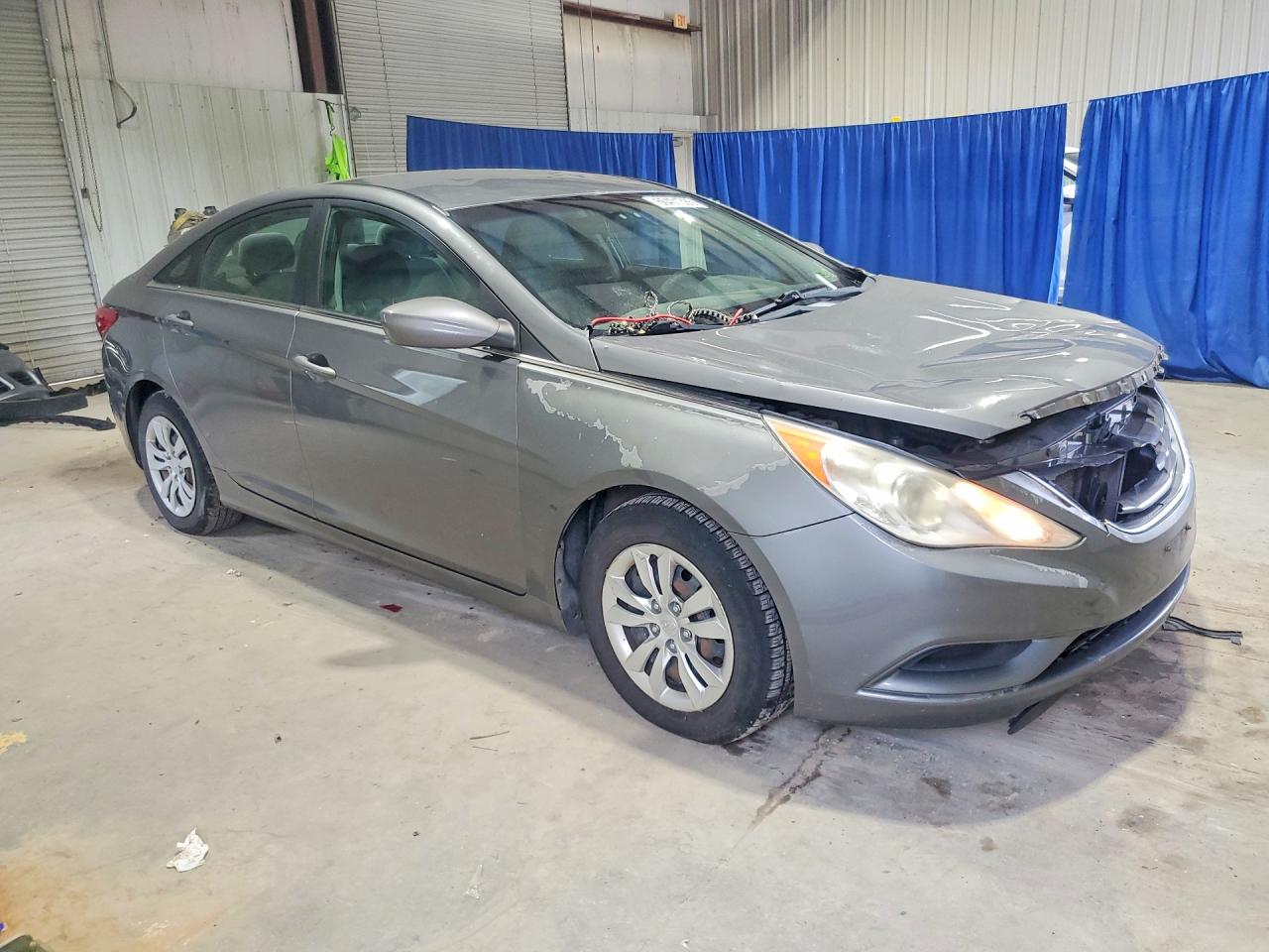 2011 Hyundai Sonata Gls Gray vin: 5NPEB4AC6BH027614