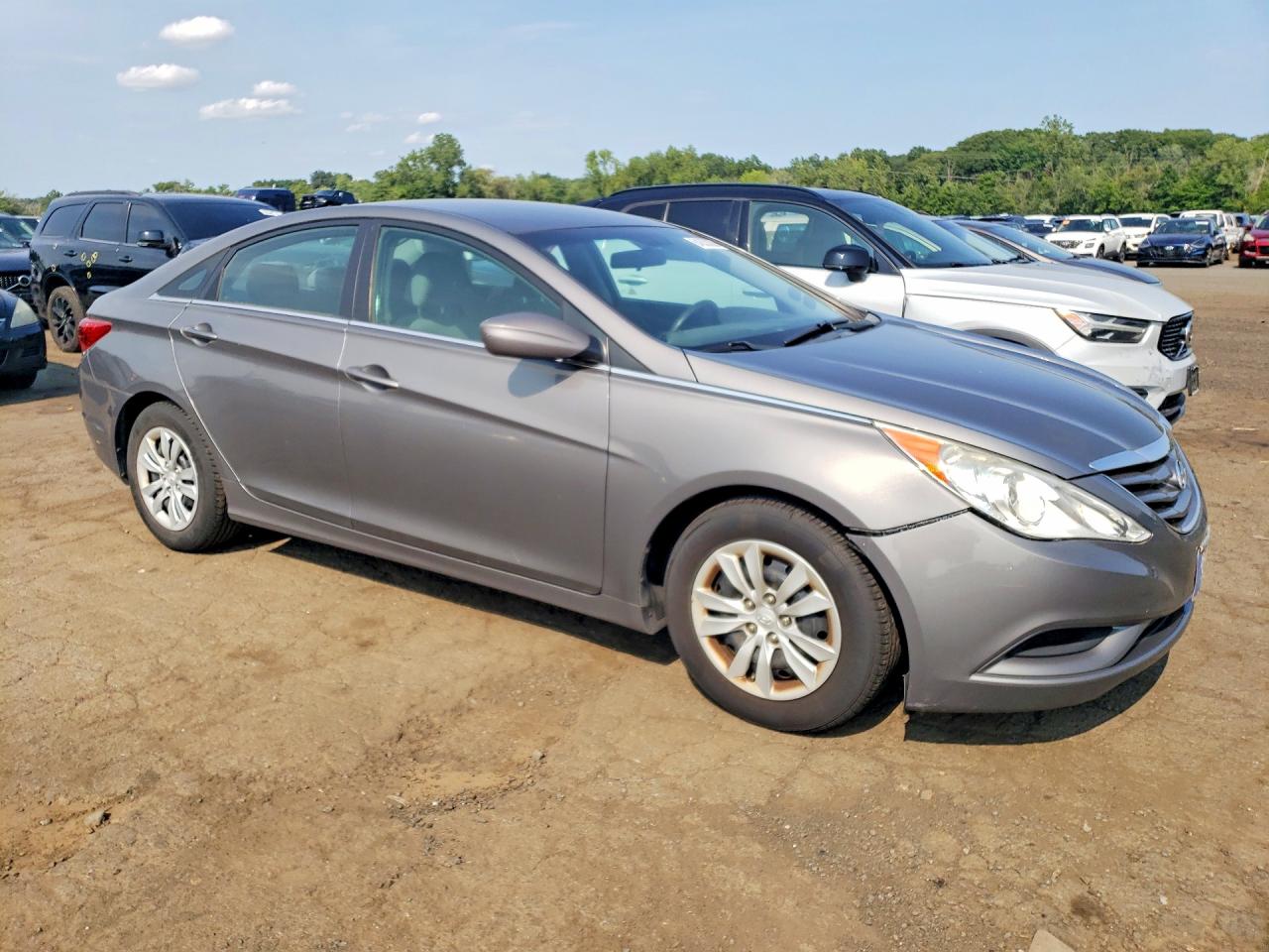 2011 Hyundai Sonata Gls Gray vin: 5NPEB4AC6BH033168