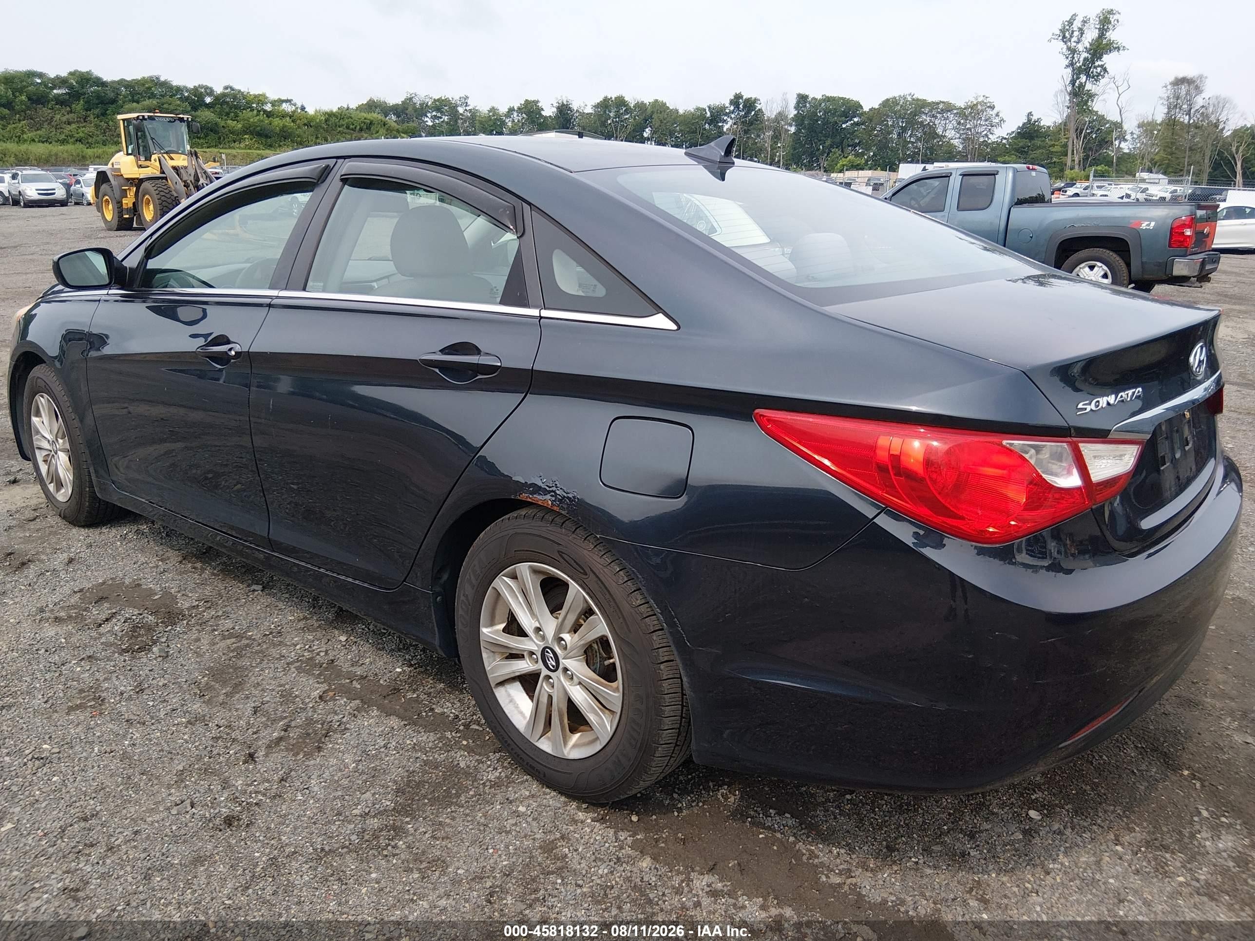 2011 Hyundai Sonata Gls Black vin: 5NPEB4AC6BH044588