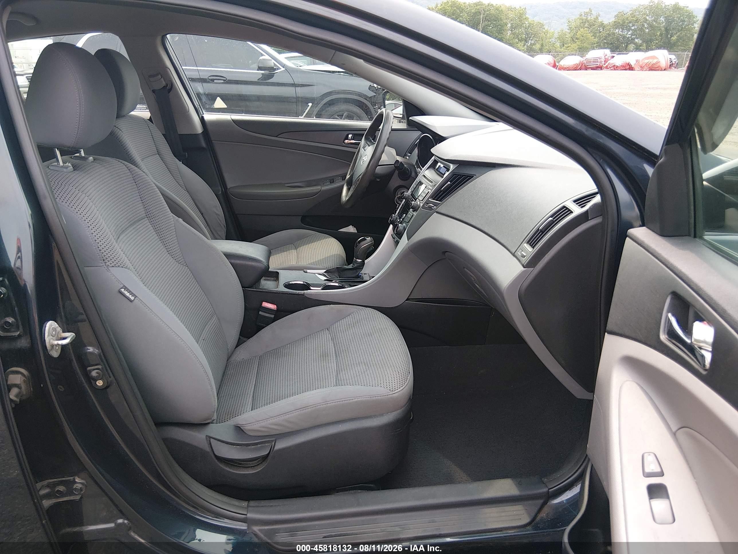 2011 Hyundai Sonata Gls Black vin: 5NPEB4AC6BH044588