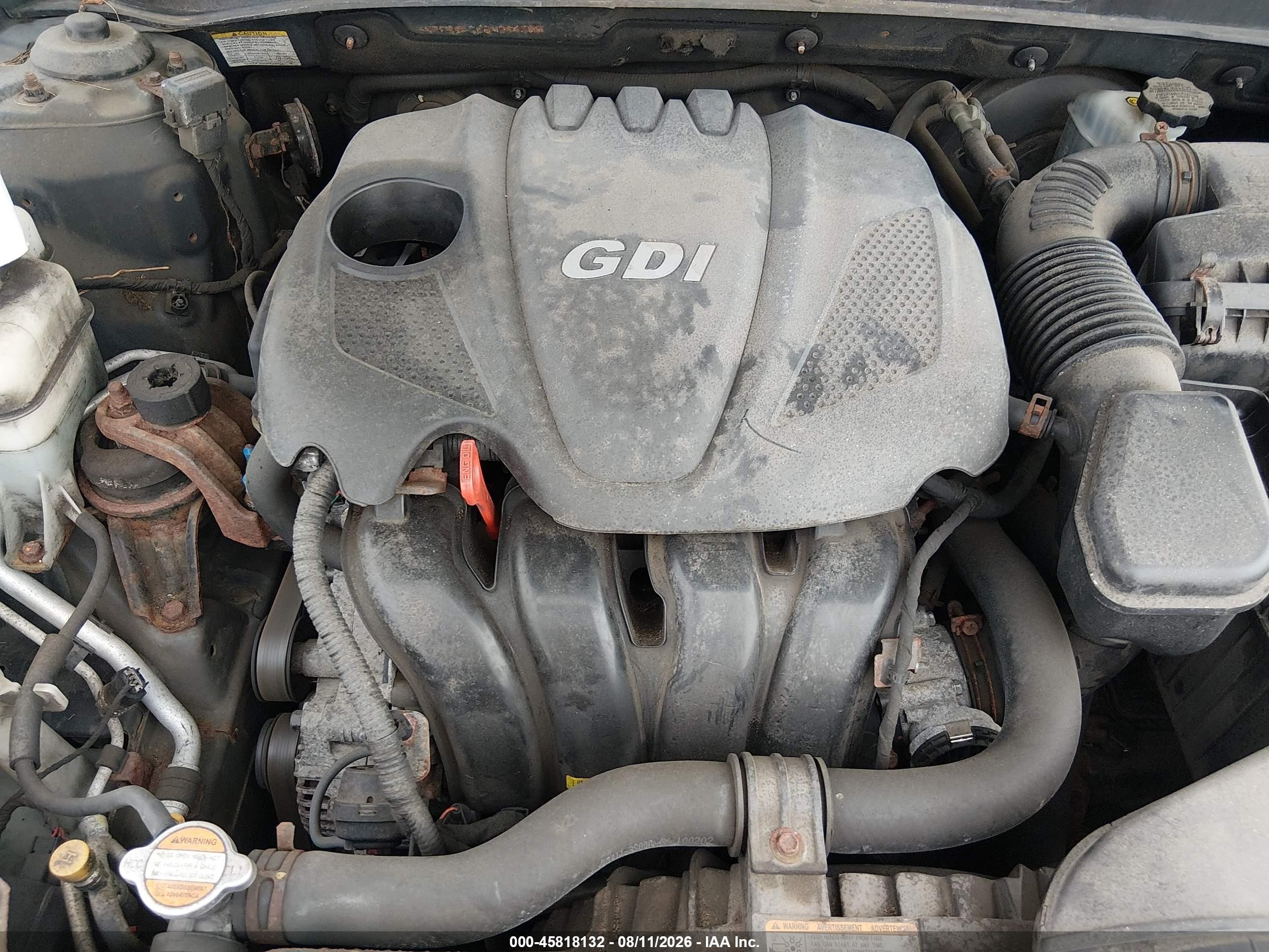 2011 Hyundai Sonata Gls Black vin: 5NPEB4AC6BH044588