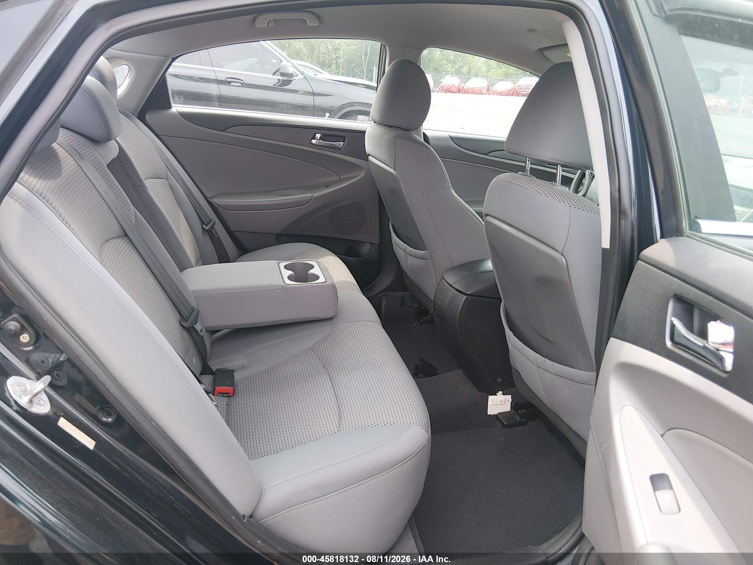 2011 Hyundai Sonata Gls Black vin: 5NPEB4AC6BH044588