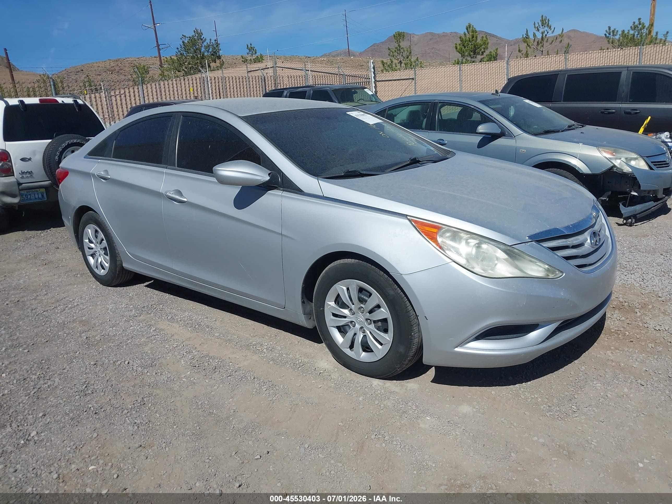 2011 Hyundai Sonata Gls Silver vin: 5NPEB4AC6BH048754