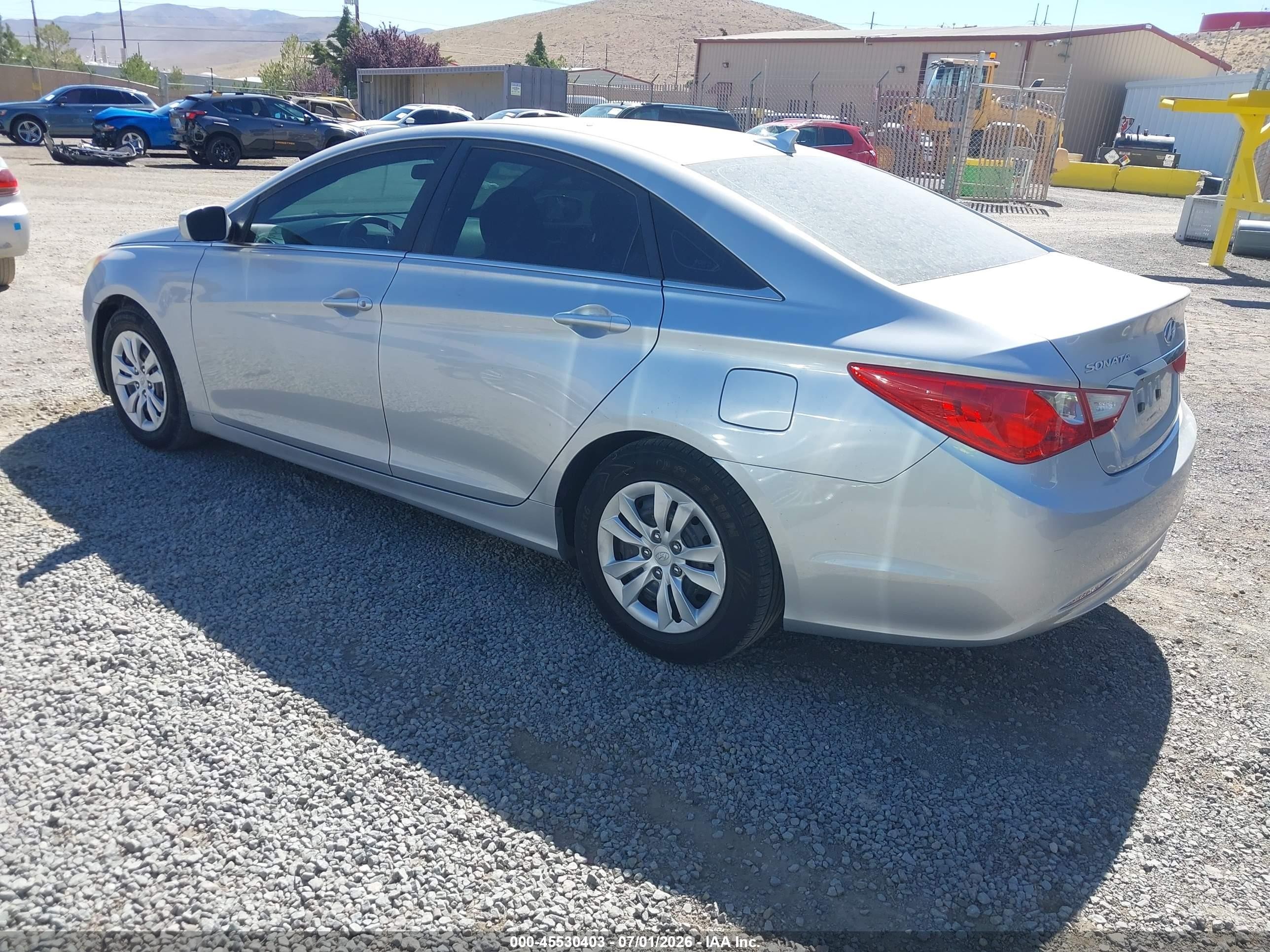 2011 Hyundai Sonata Gls Silver vin: 5NPEB4AC6BH048754
