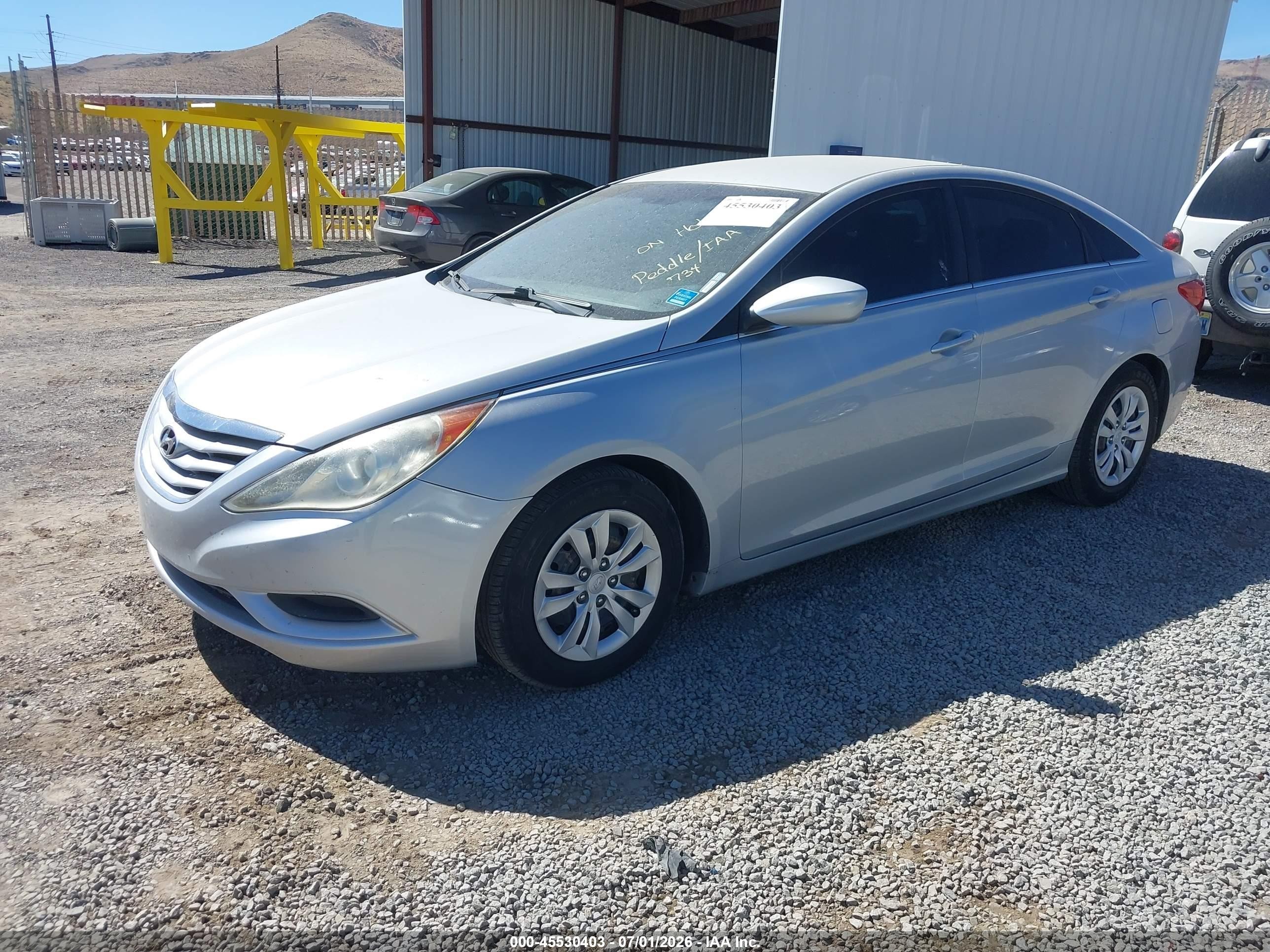 2011 Hyundai Sonata Gls Silver vin: 5NPEB4AC6BH048754