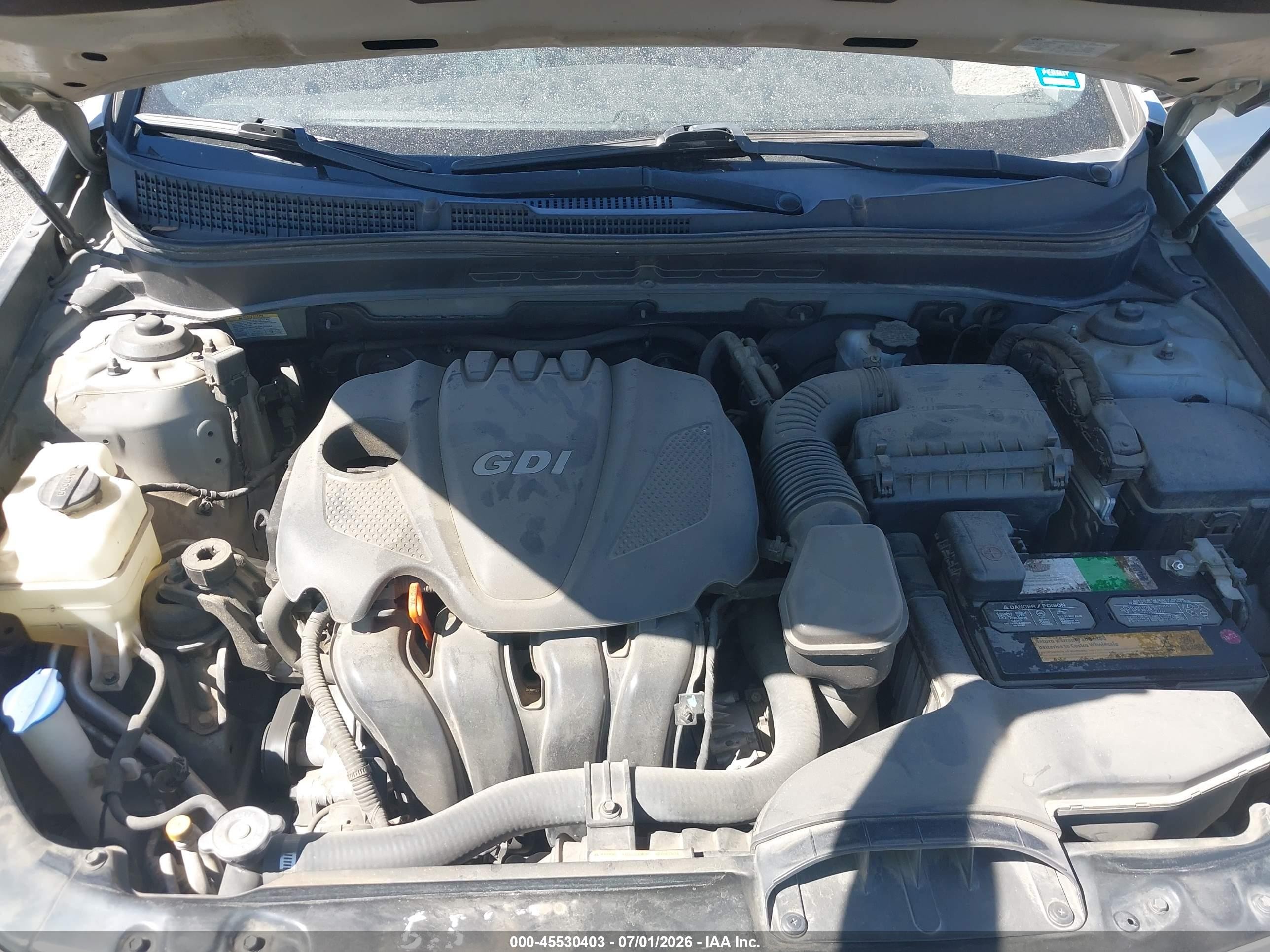 2011 Hyundai Sonata Gls Silver vin: 5NPEB4AC6BH048754