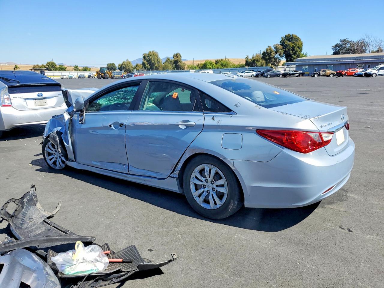 2011 Hyundai Sonata Gls Синий vin: 5NPEB4AC6BH049709
