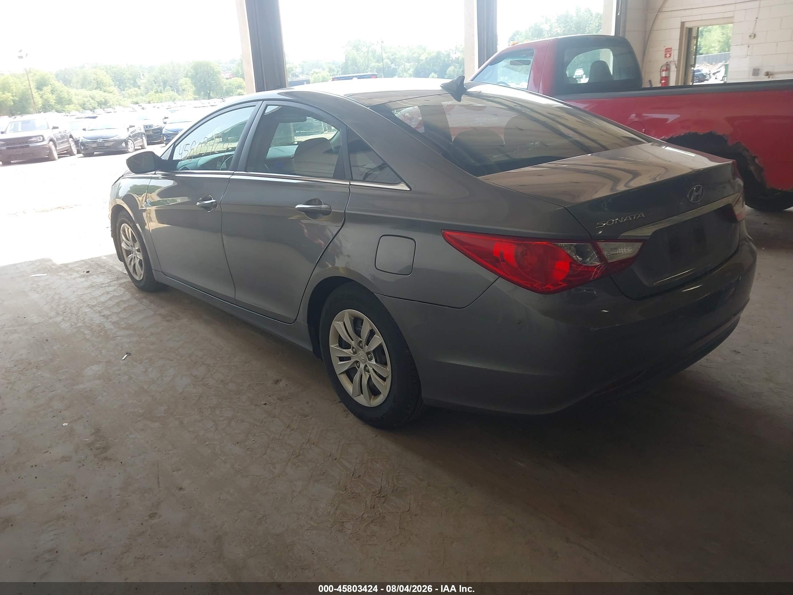 2011 Hyundai Sonata Gls Gray vin: 5NPEB4AC6BH052593