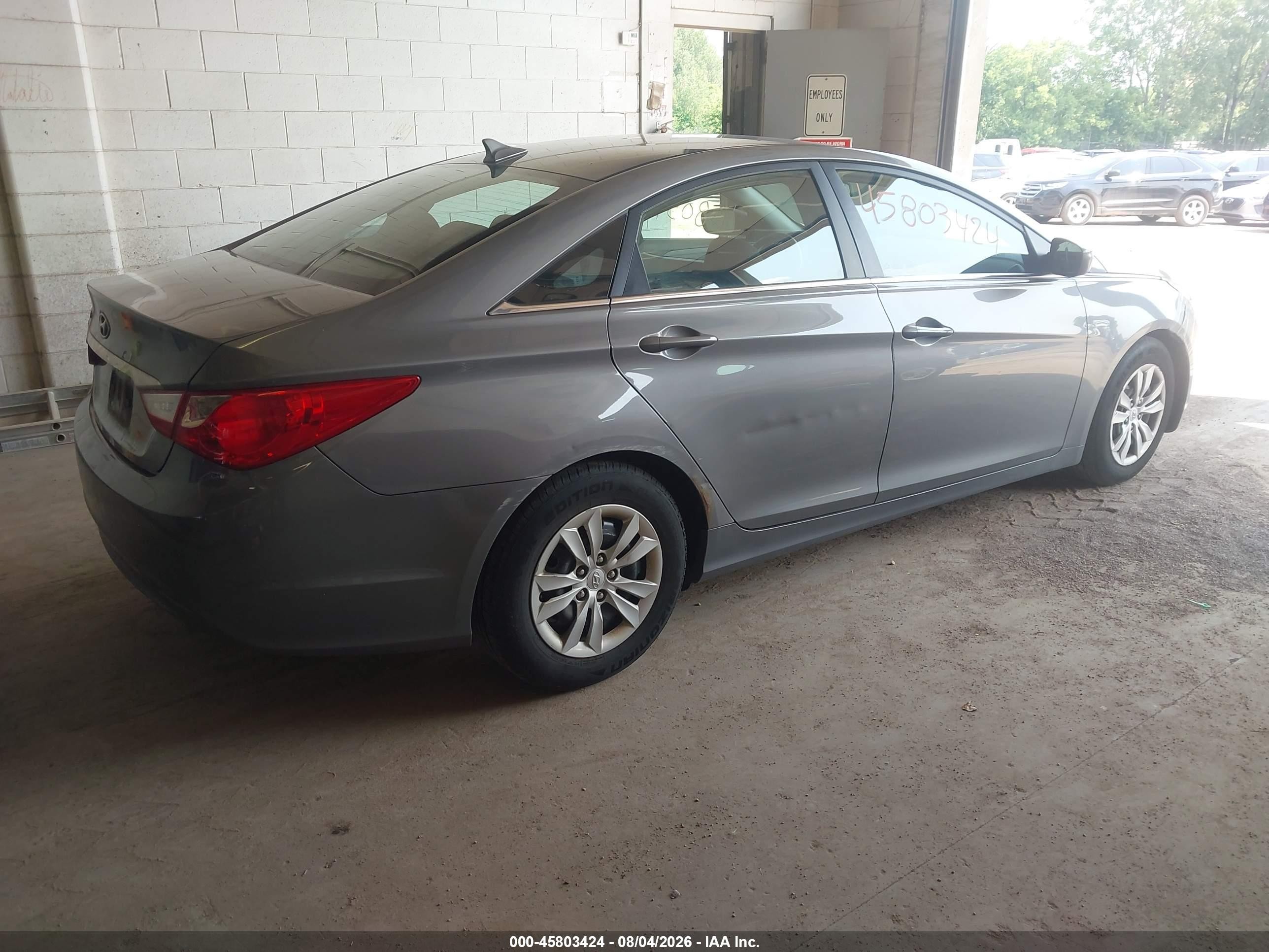 2011 Hyundai Sonata Gls Gray vin: 5NPEB4AC6BH052593