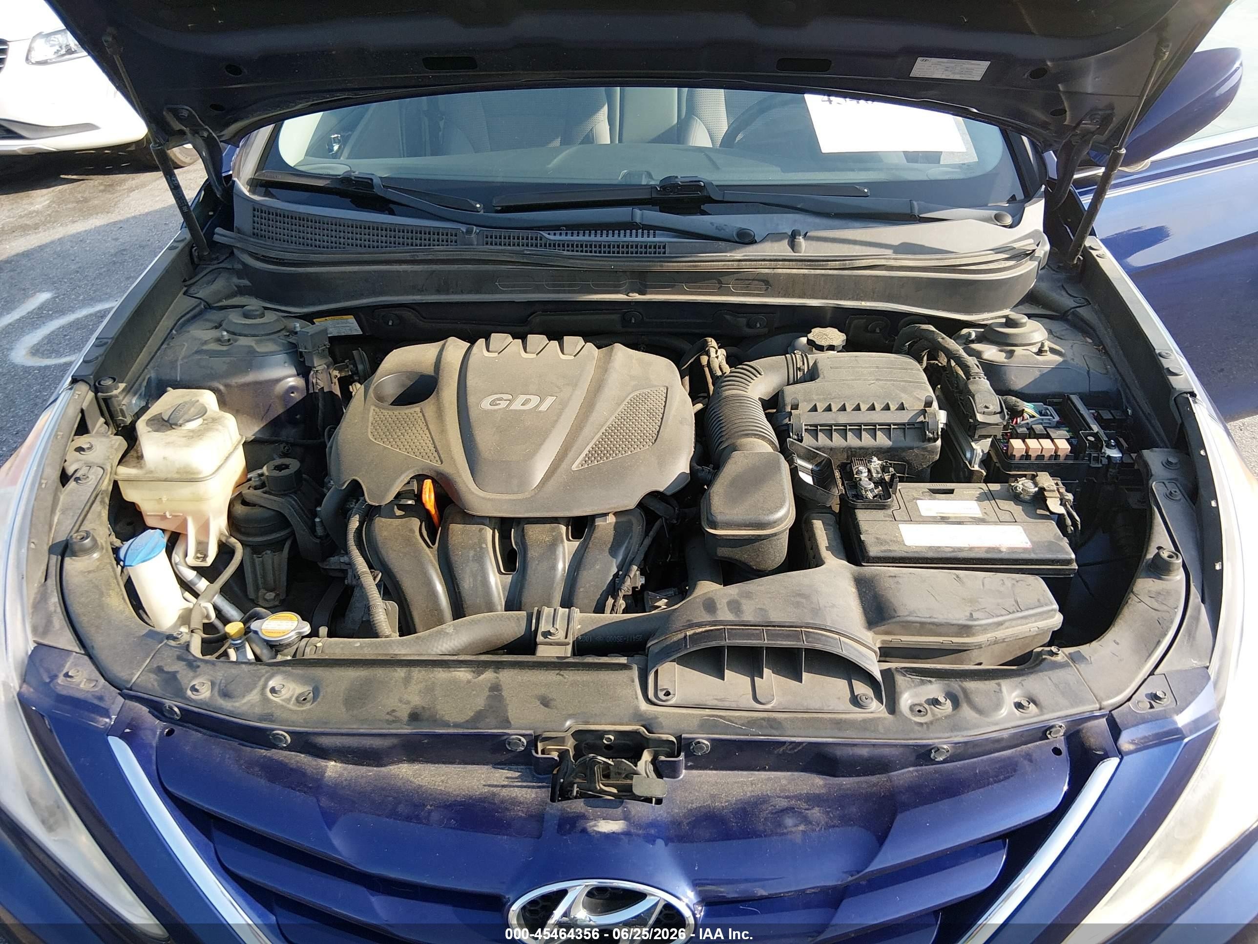 2011 Hyundai Sonata Gls Blue vin: 5NPEB4AC6BH054392