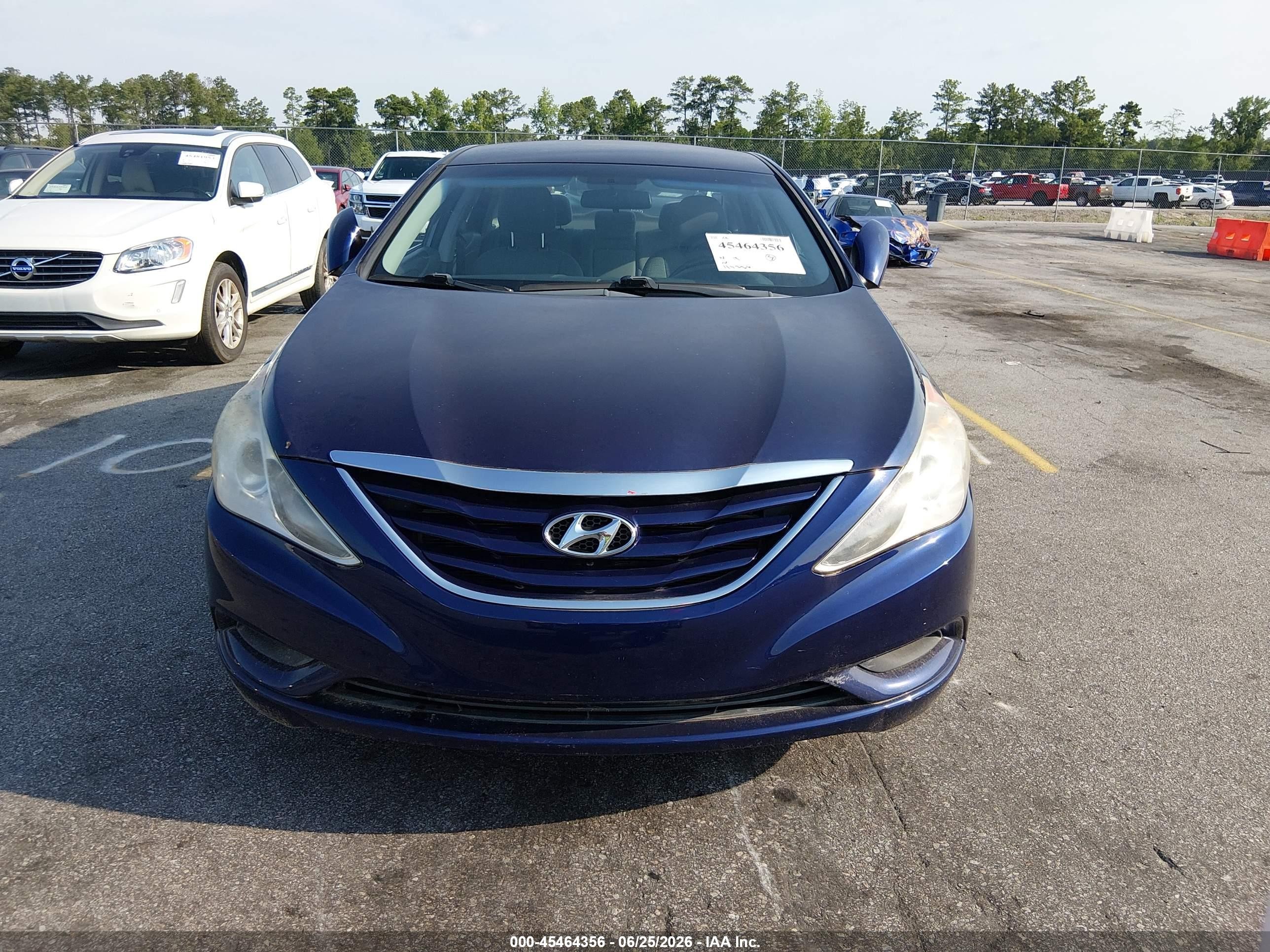 2011 Hyundai Sonata Gls Blue vin: 5NPEB4AC6BH054392