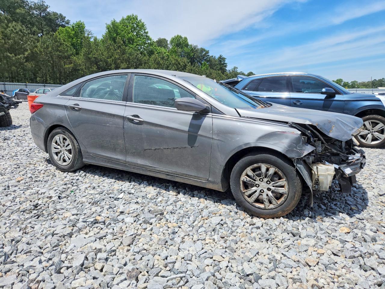 2011 Hyundai Sonata Gls Silver vin: 5NPEB4AC6BH066235