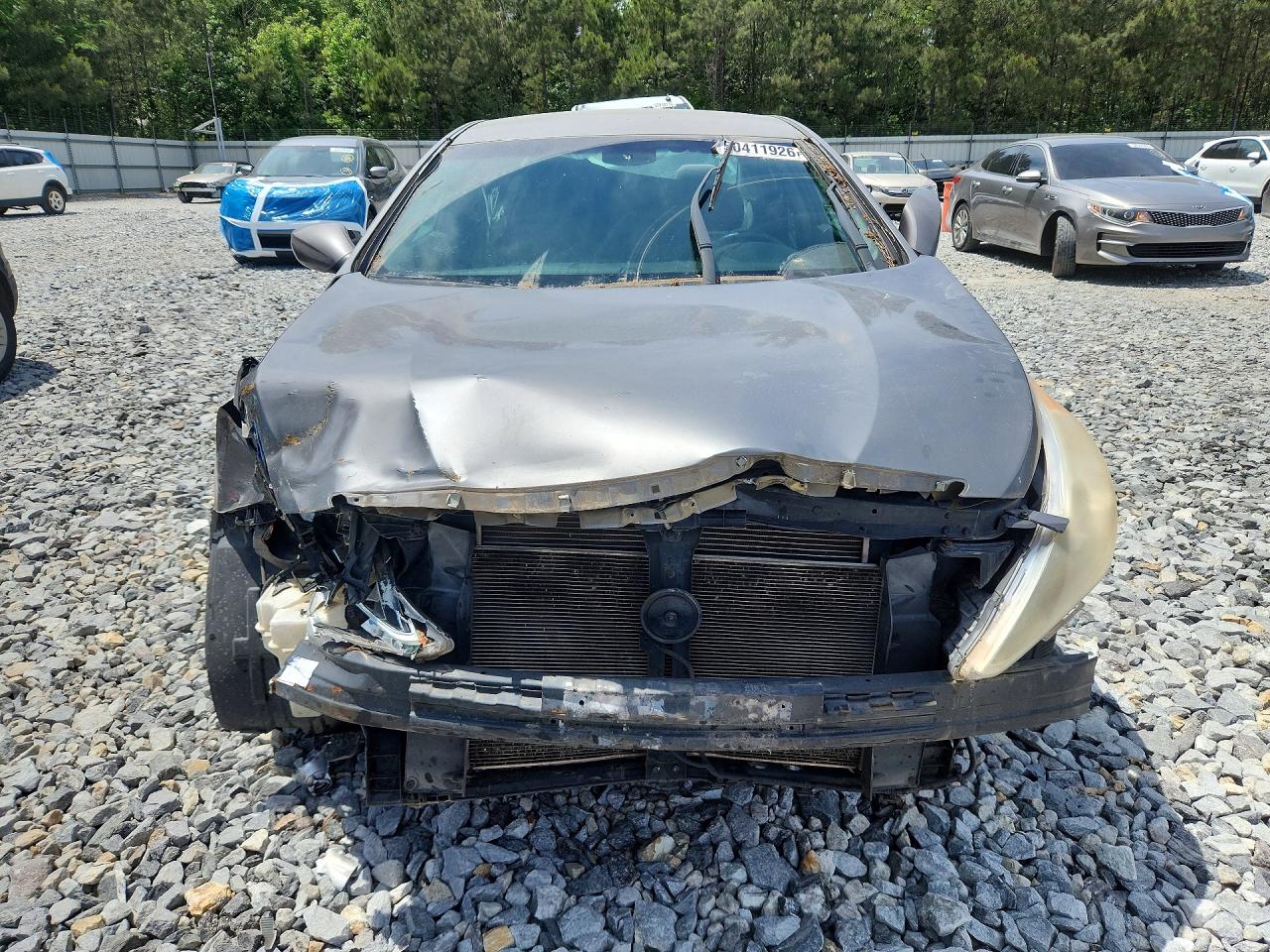 2011 Hyundai Sonata Gls Silver vin: 5NPEB4AC6BH066235