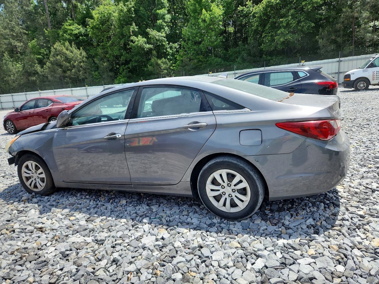 2011 Hyundai Sonata Gls Silver vin: 5NPEB4AC6BH066235