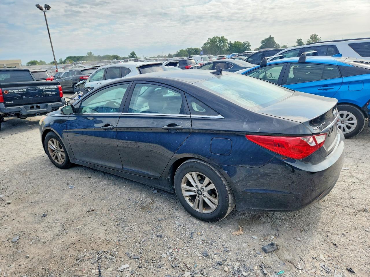 2011 Hyundai Sonata Gls Черный vin: 5NPEB4AC6BH082628