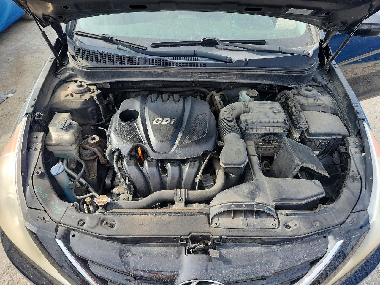 2011 Hyundai Sonata Gls Черный vin: 5NPEB4AC6BH082628