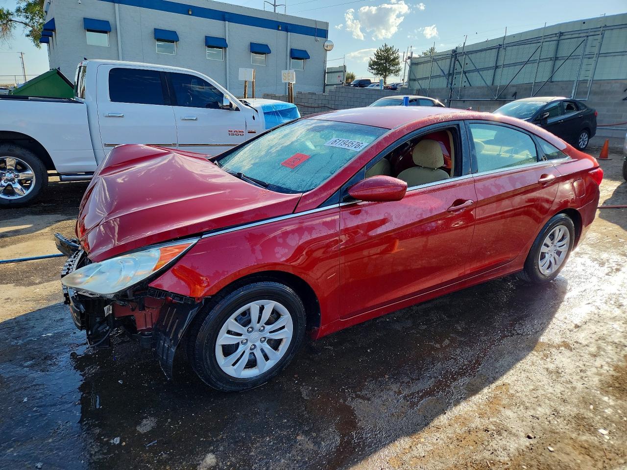 2011 Hyundai Sonata Gls Red vin: 5NPEB4AC6BH083391