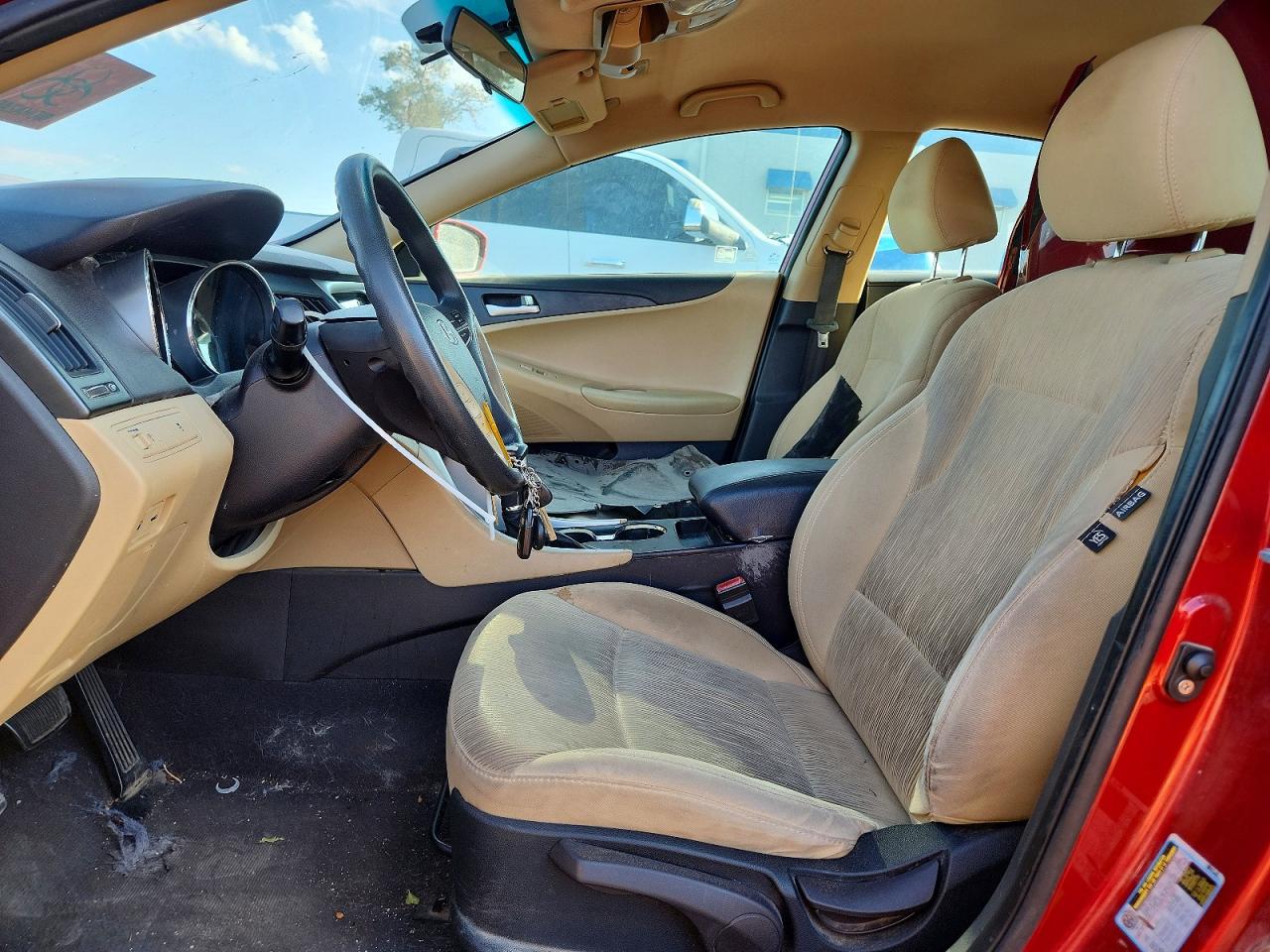 2011 Hyundai Sonata Gls Red vin: 5NPEB4AC6BH083391