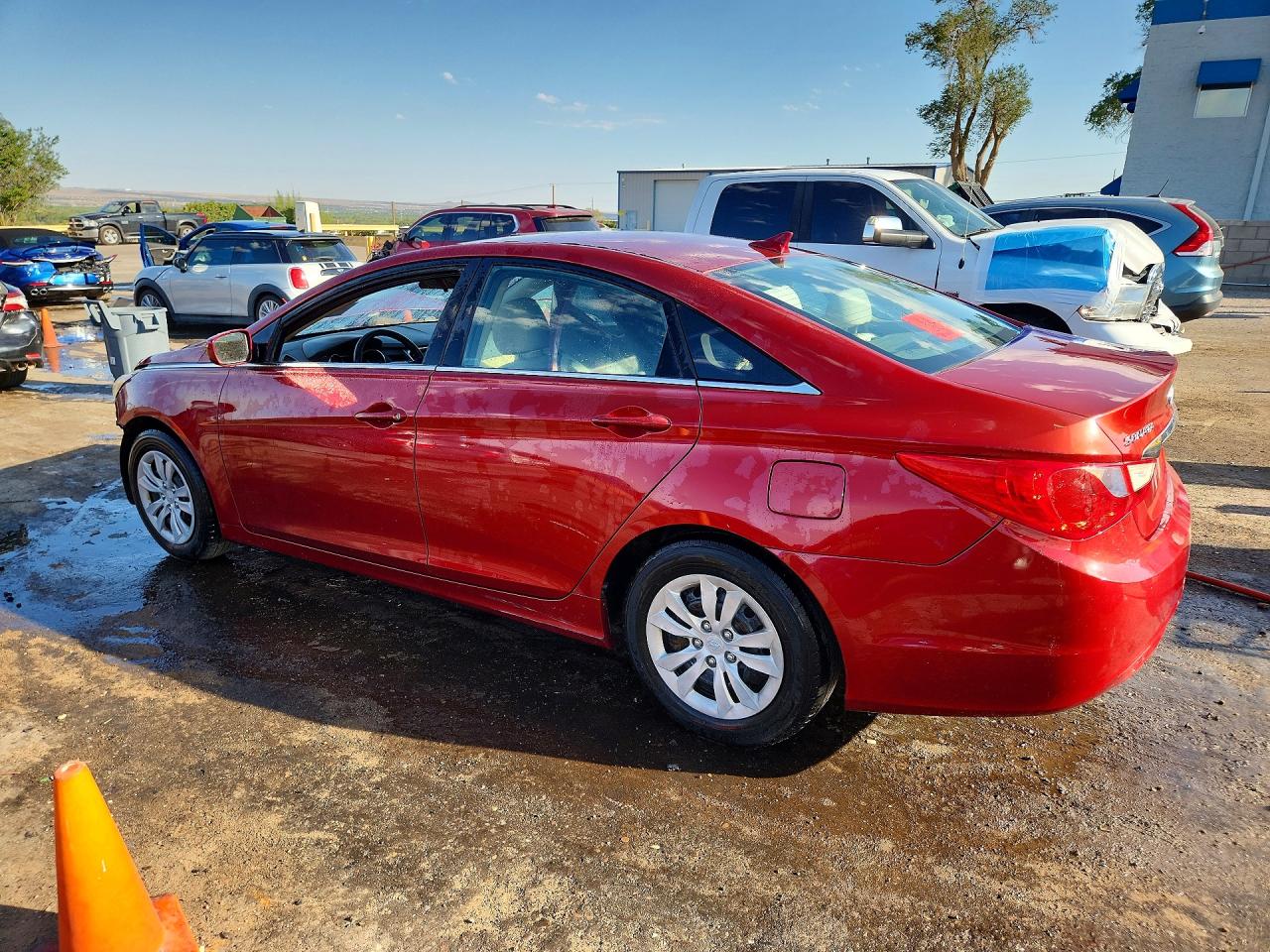 2011 Hyundai Sonata Gls Red vin: 5NPEB4AC6BH083391