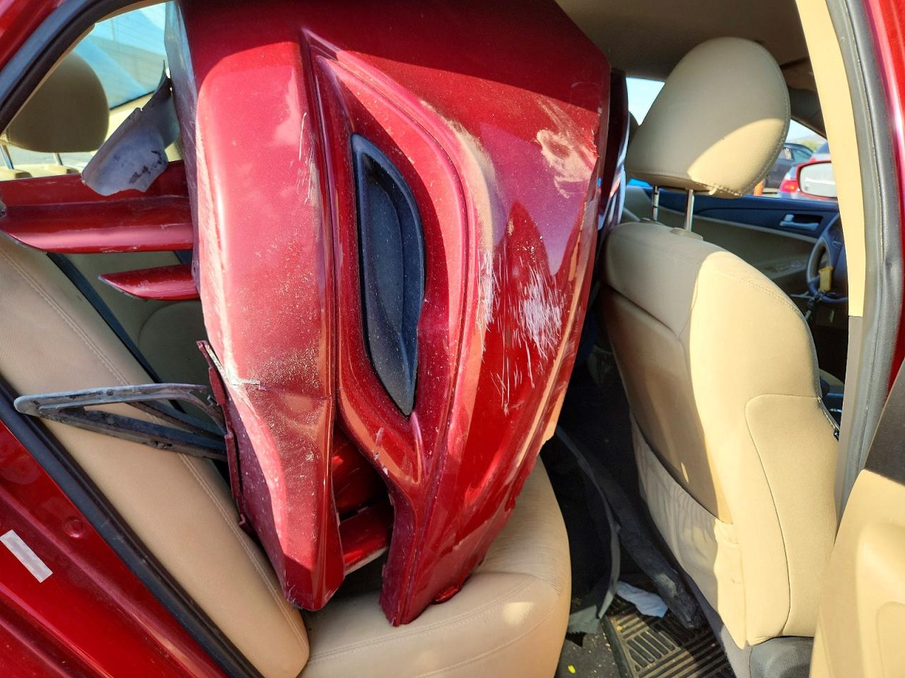2011 Hyundai Sonata Gls Red vin: 5NPEB4AC6BH083391