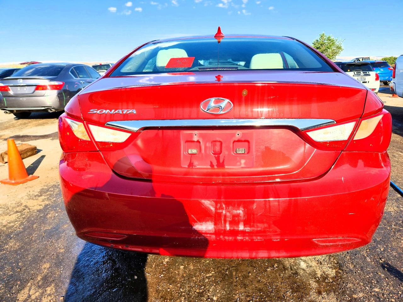 2011 Hyundai Sonata Gls Red vin: 5NPEB4AC6BH083391