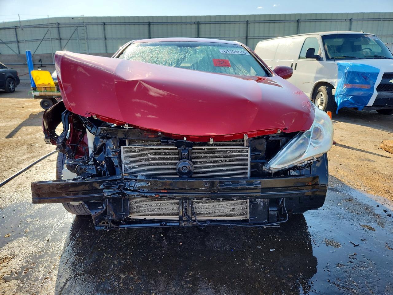 2011 Hyundai Sonata Gls Red vin: 5NPEB4AC6BH083391