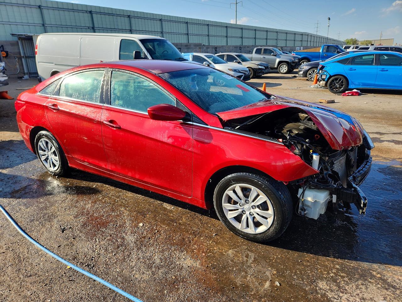 2011 Hyundai Sonata Gls Red vin: 5NPEB4AC6BH083391