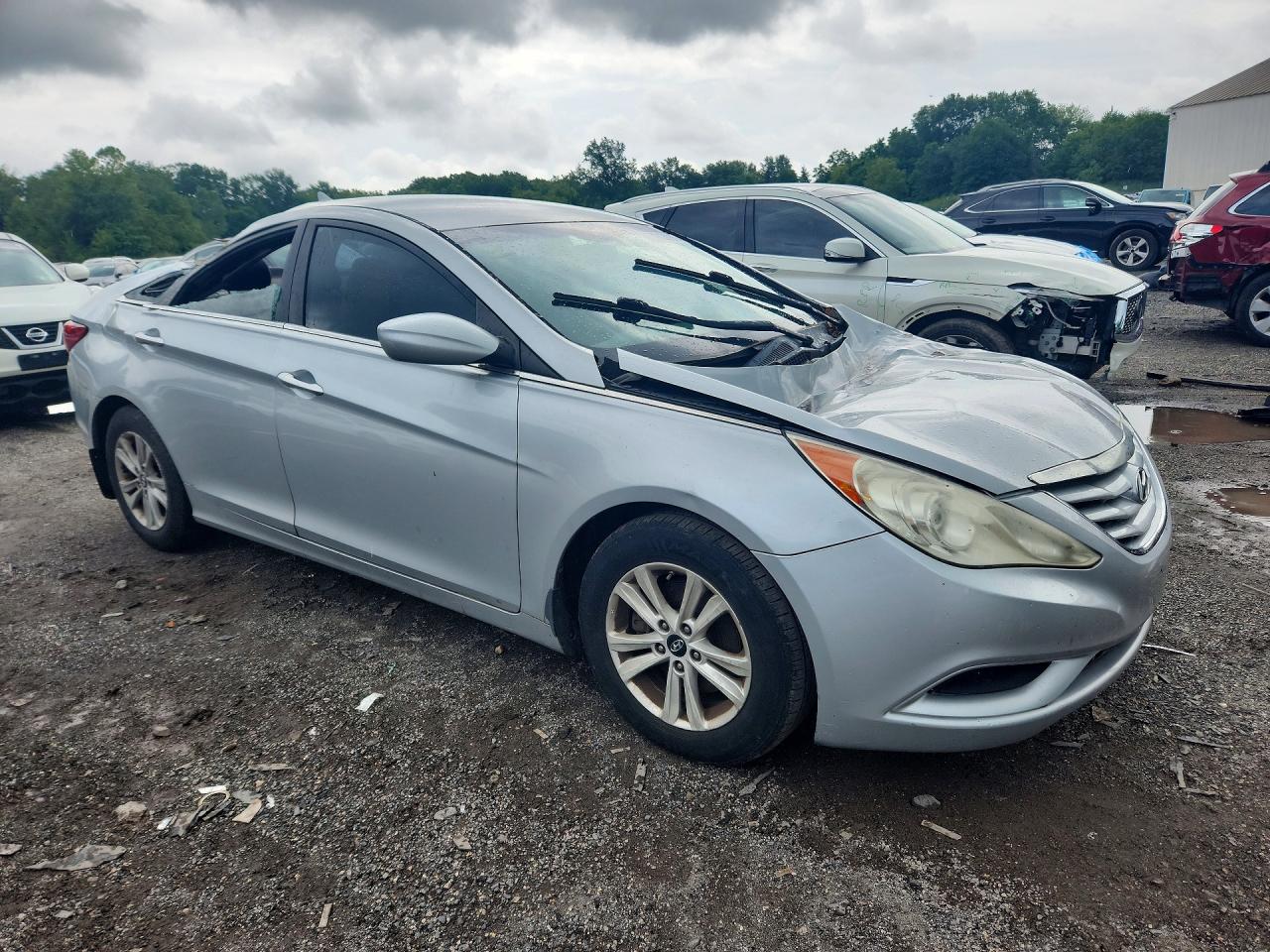2011 Hyundai Sonata Gls Silver vin: 5NPEB4AC6BH118219