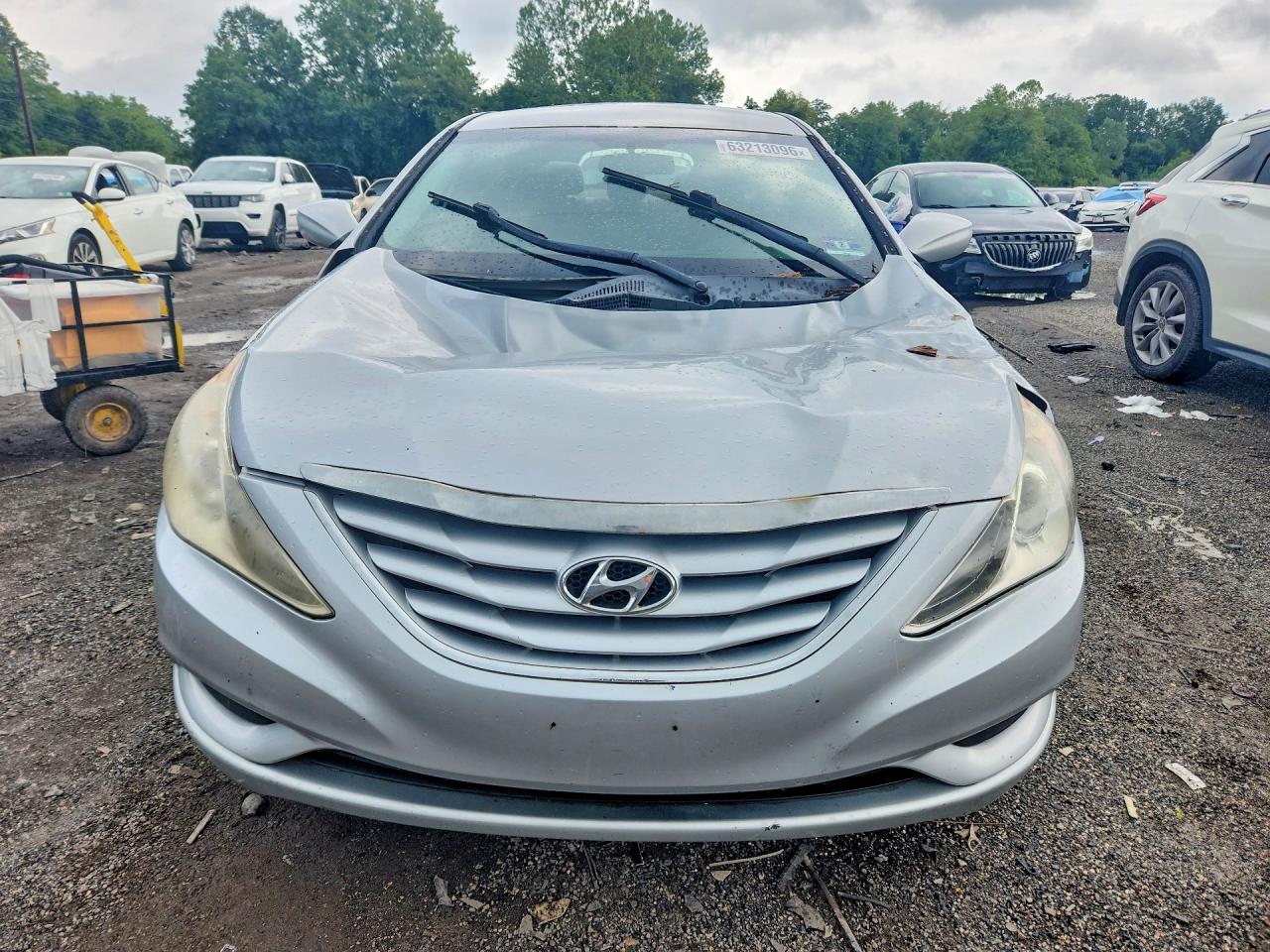 2011 Hyundai Sonata Gls Silver vin: 5NPEB4AC6BH118219